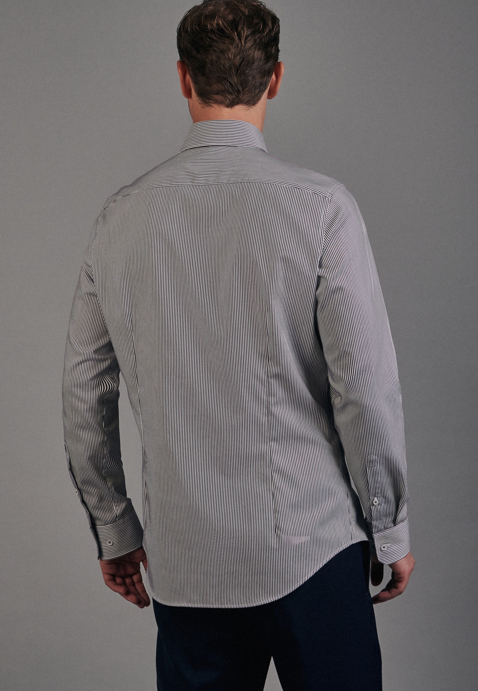 seidensticker Businesshemd »Slim«, Slim Langarm Kentkragen Streifen
