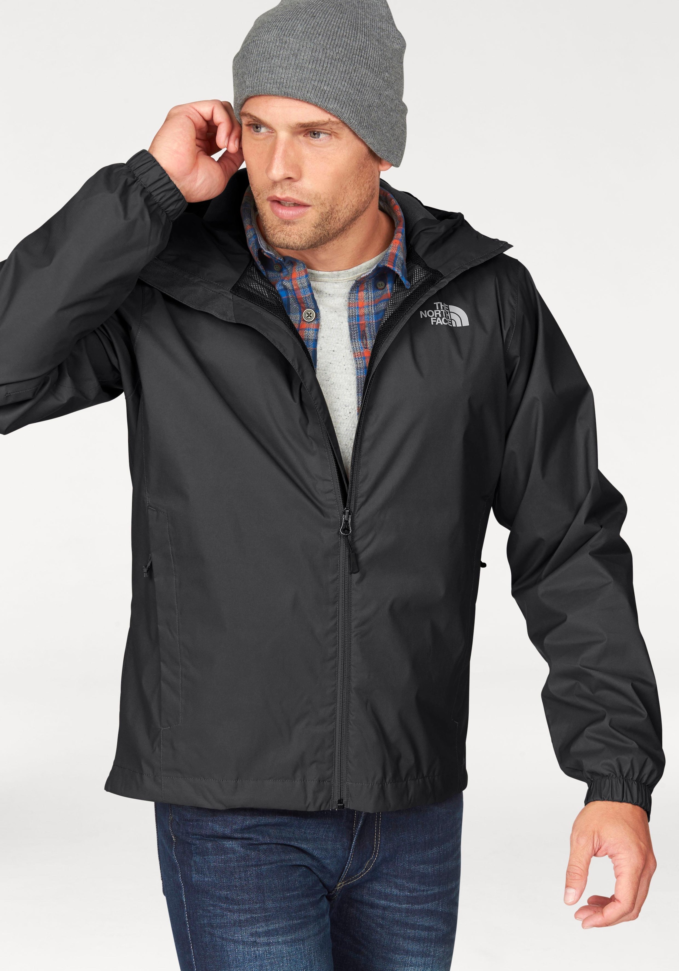 The North Face Regenjacke "MEN´S QUEST JACKET", mit Kapuze, Atmungsaktiv, w günstig online kaufen