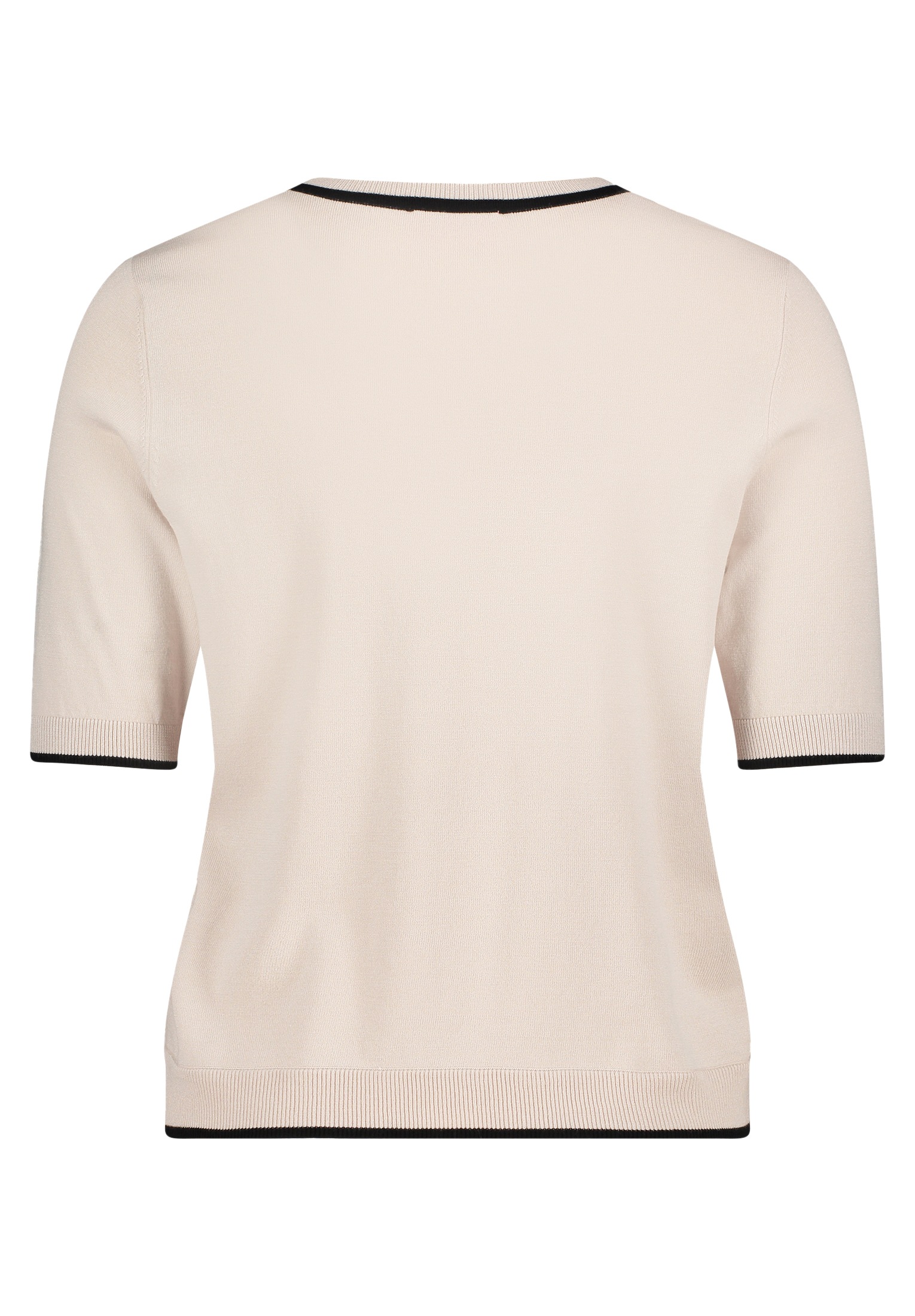 Betty Barclay Kurzarmshirt »Betty Barclay Damen Feinstrickpullover mit Strickdetails«, (1 tlg.), Paspel