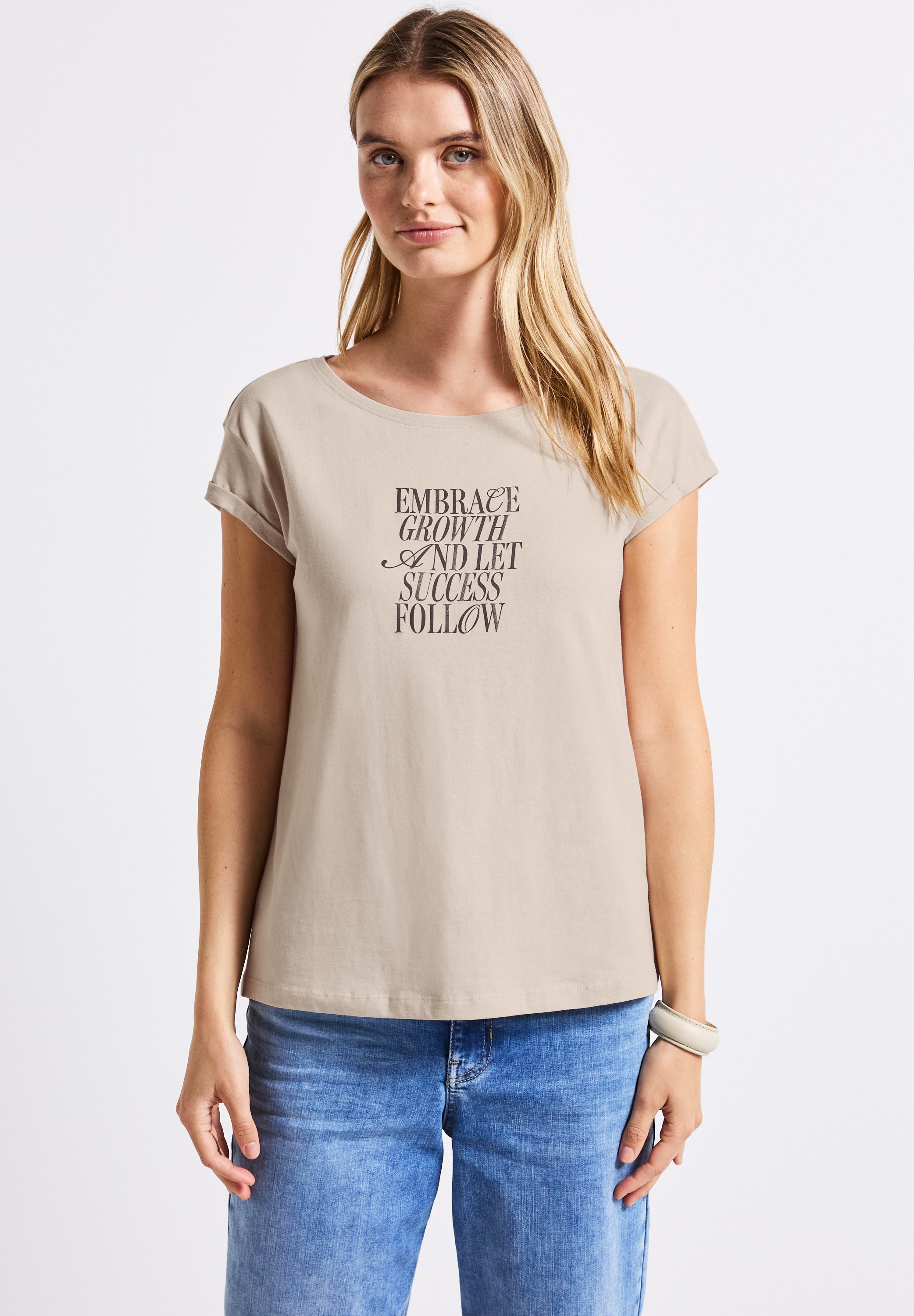 STREET ONE T-Shirt, mit Rundhalsausschnitt günstig online kaufen