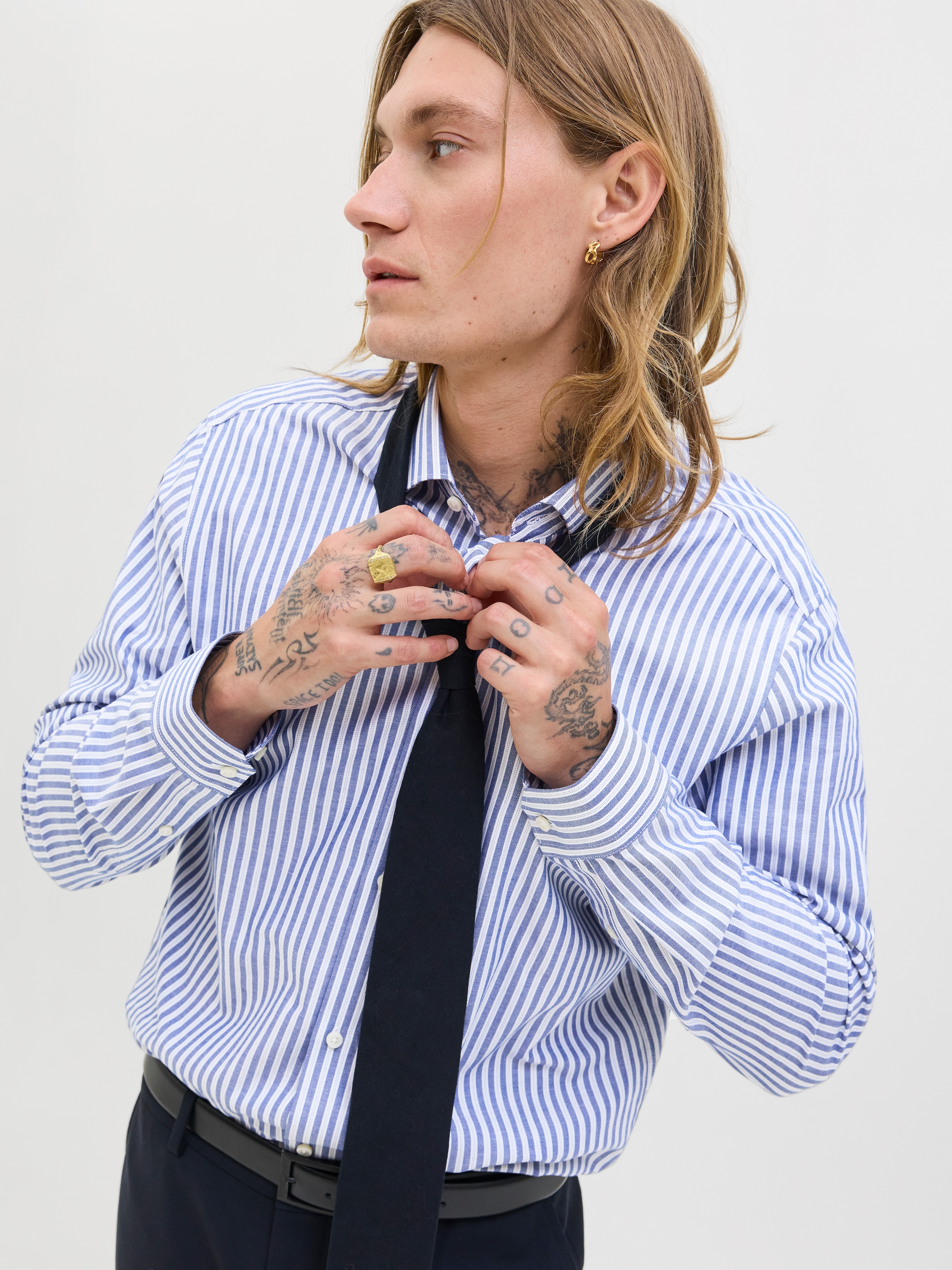 Jack & Jones Langarmhemd »JPRBLAPARKER SHIRT L/S«, mit Hemdkragen