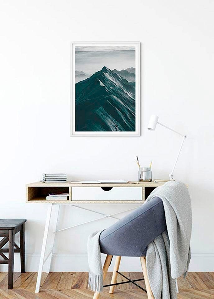 Komar Bild »Mountain Top«, Natur, (1 St.), Wandbild zur Dekoration - ohne Rahmen