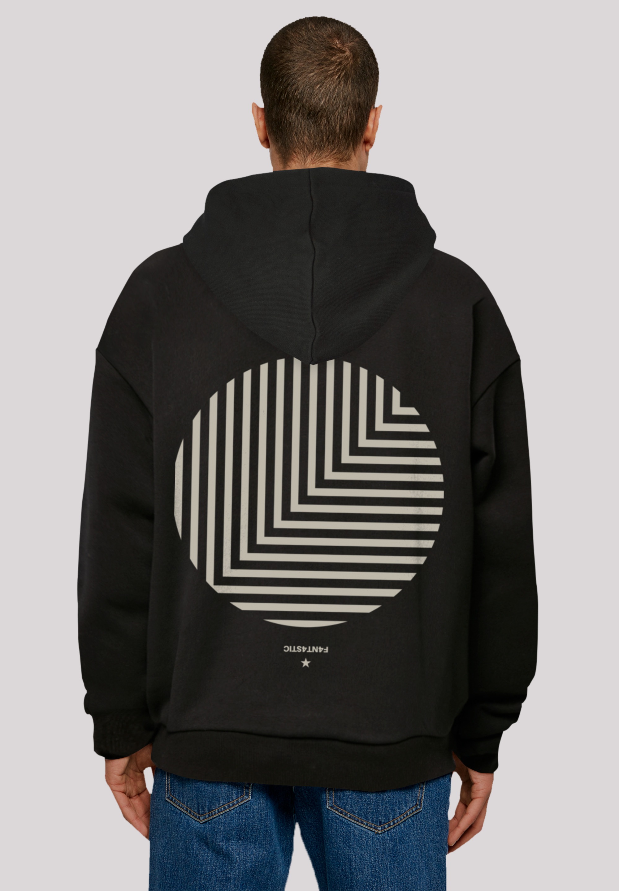 F4NT4STIC Kapuzenpullover "Geometrics Grün", Print