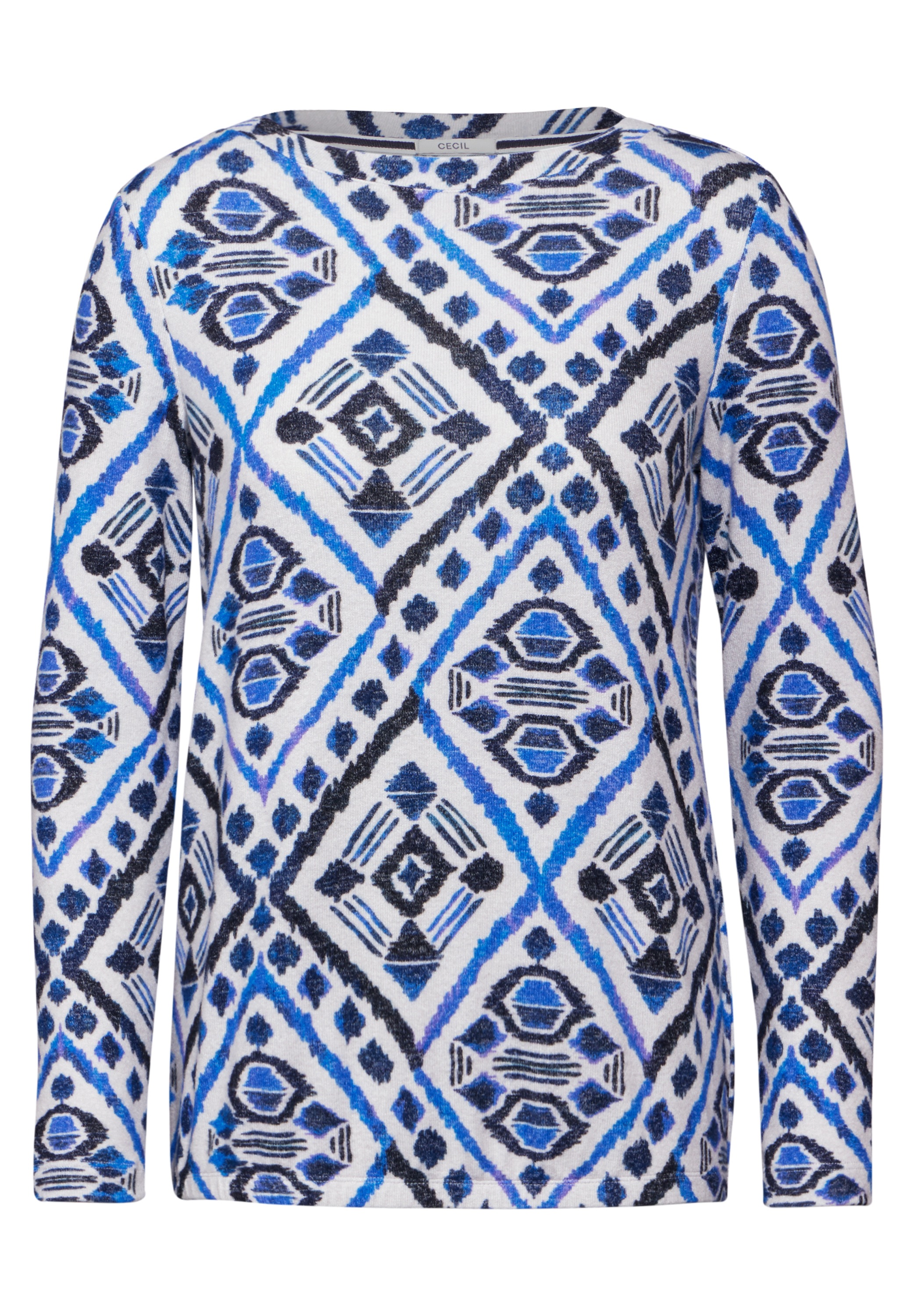 Cecil Langarmshirt, mit U-Boot-Ausschnitt