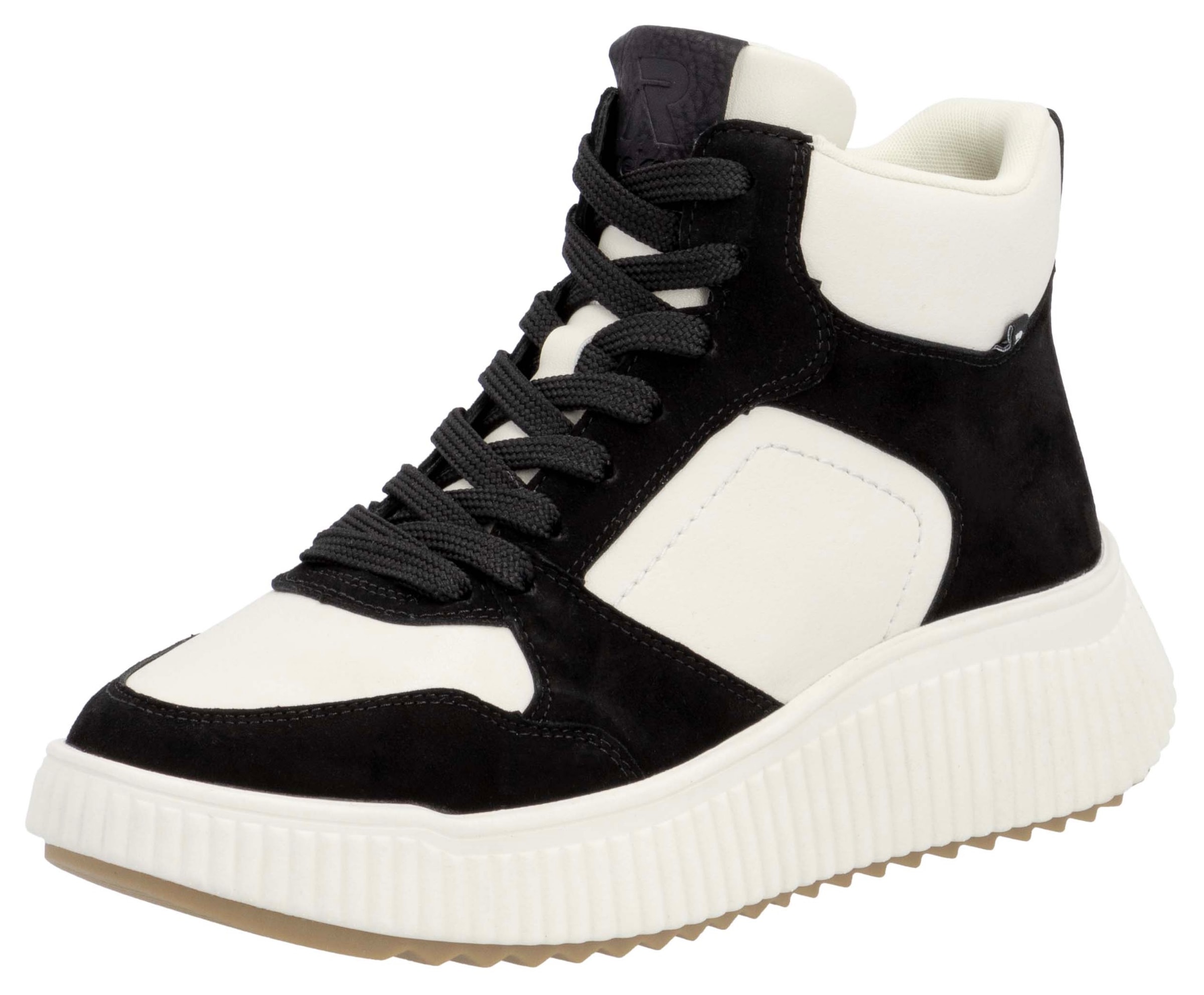 Rieker EVOLUTION Sneaker, Freizeitschuh, High Top Sneaker, Schnürboots, Sch günstig online kaufen