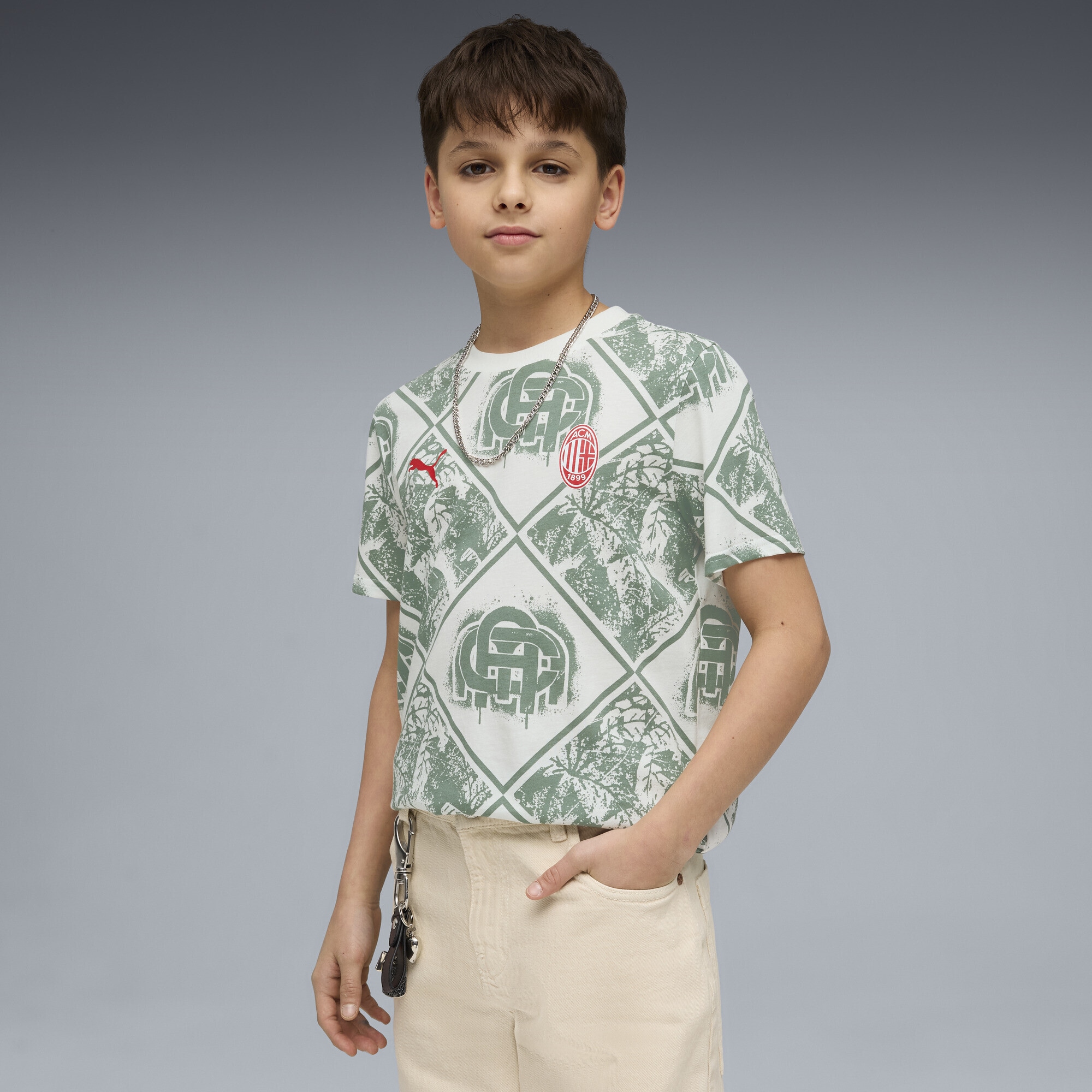 PUMA T-Shirt »AC Milan ftblCulture T-Shirt mit Print Jugendliche«