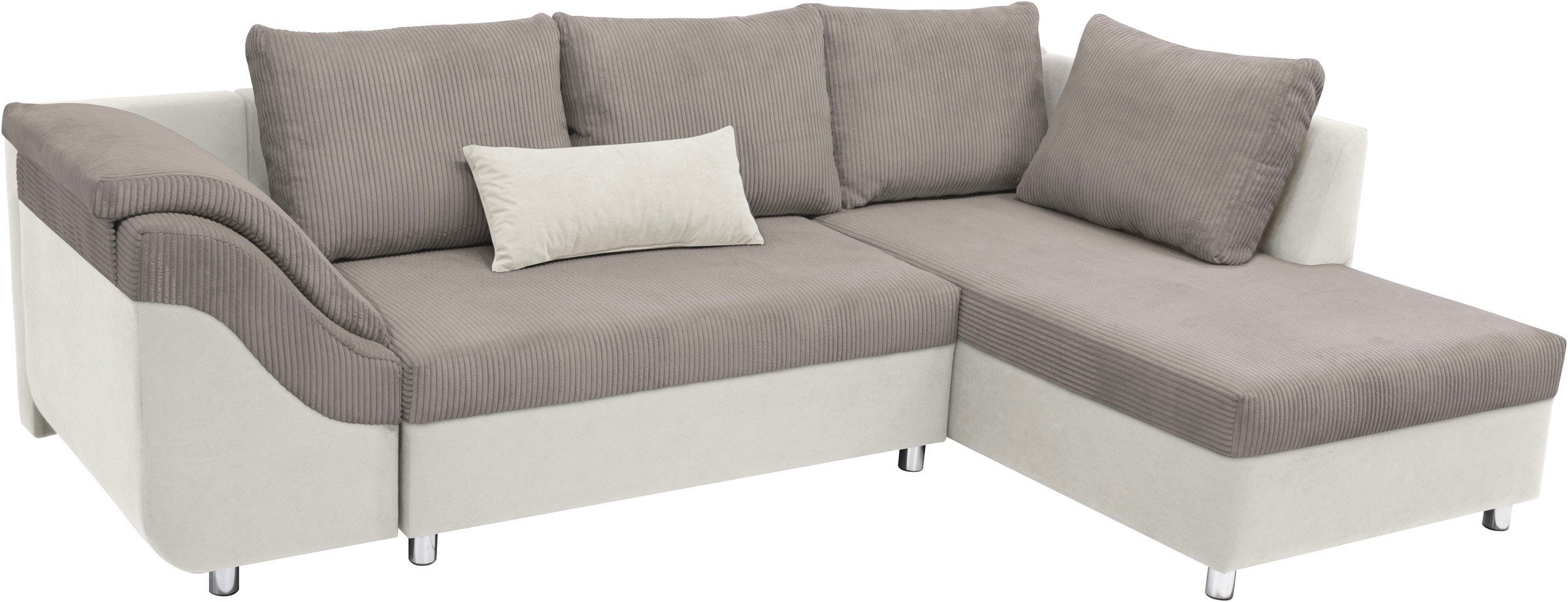 COLLECTION AB Ecksofa Sally L-Form, mit und ohne Bettfunktion, inklusive lo günstig online kaufen