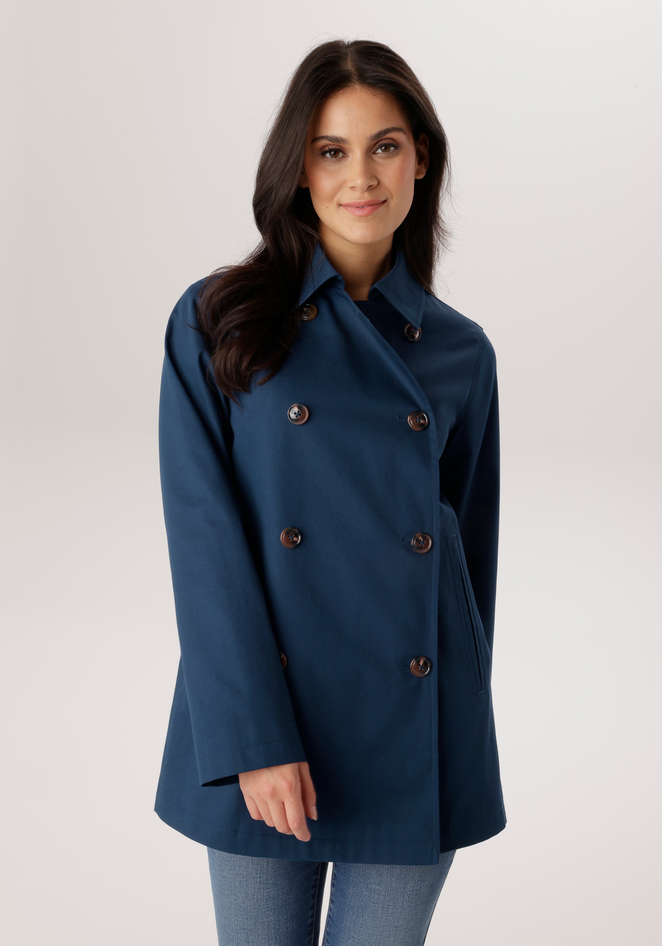 Aniston SELECTED Cabanjacke ohne Kapuze mit zwei Eingriffstaschen - NEUE KO günstig online kaufen