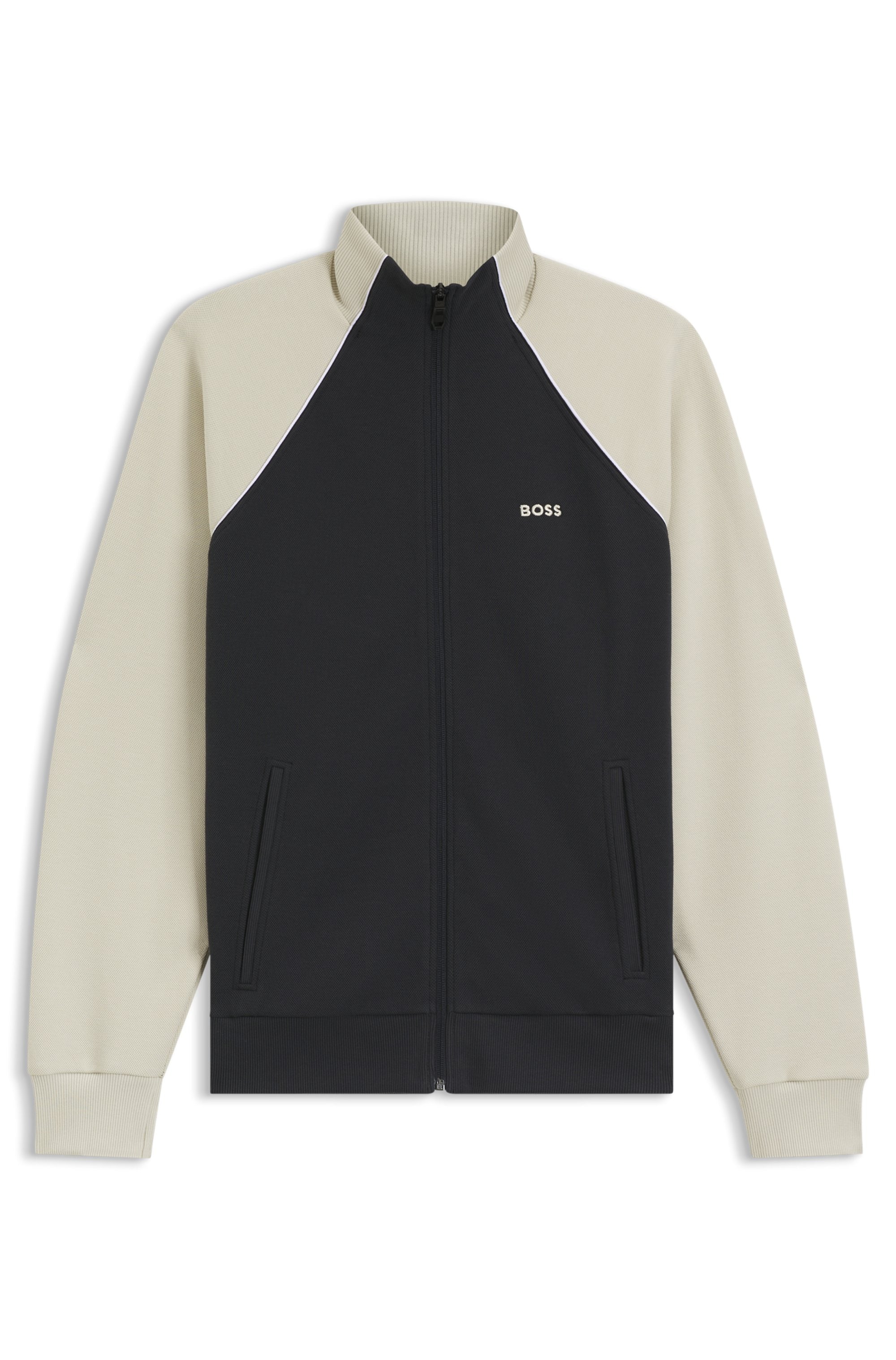 BOSS GREEN Sweatjacke »Skaz« mit Markenlabel