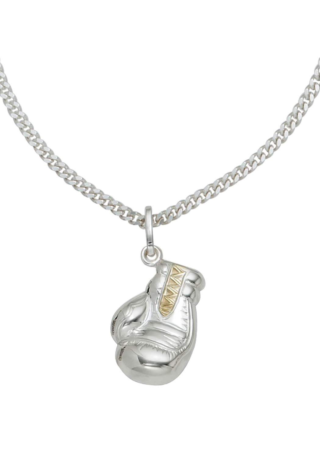JOBO Kettenanhänger »Anhänger Boxhandschuh« ()  925 Silber bicolor vergoldet