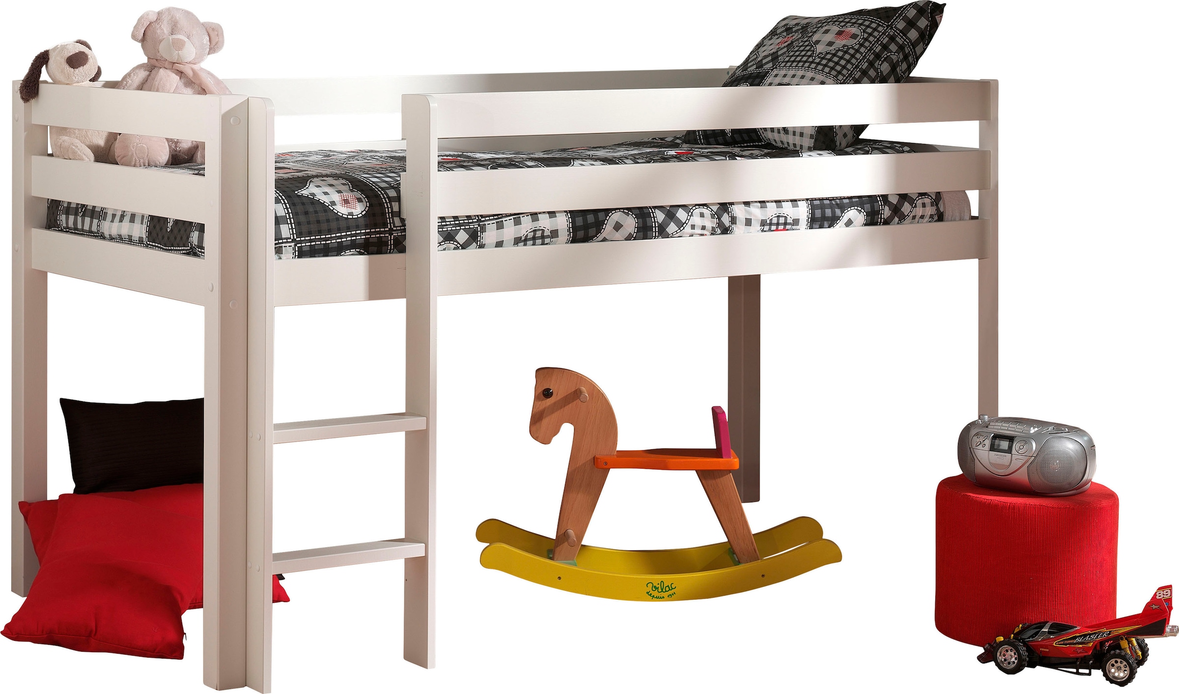 Vipack Hochbett »Pino«, (Made in Europe)