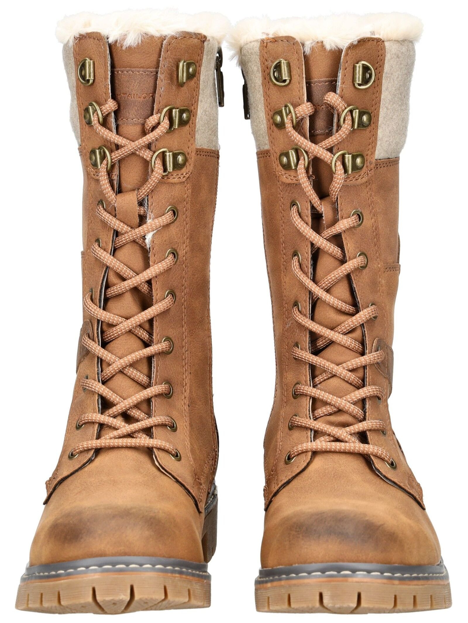 TOM TAILOR Schnürstiefel »Tom Tailor Stiefel Lederimitat/Textil«