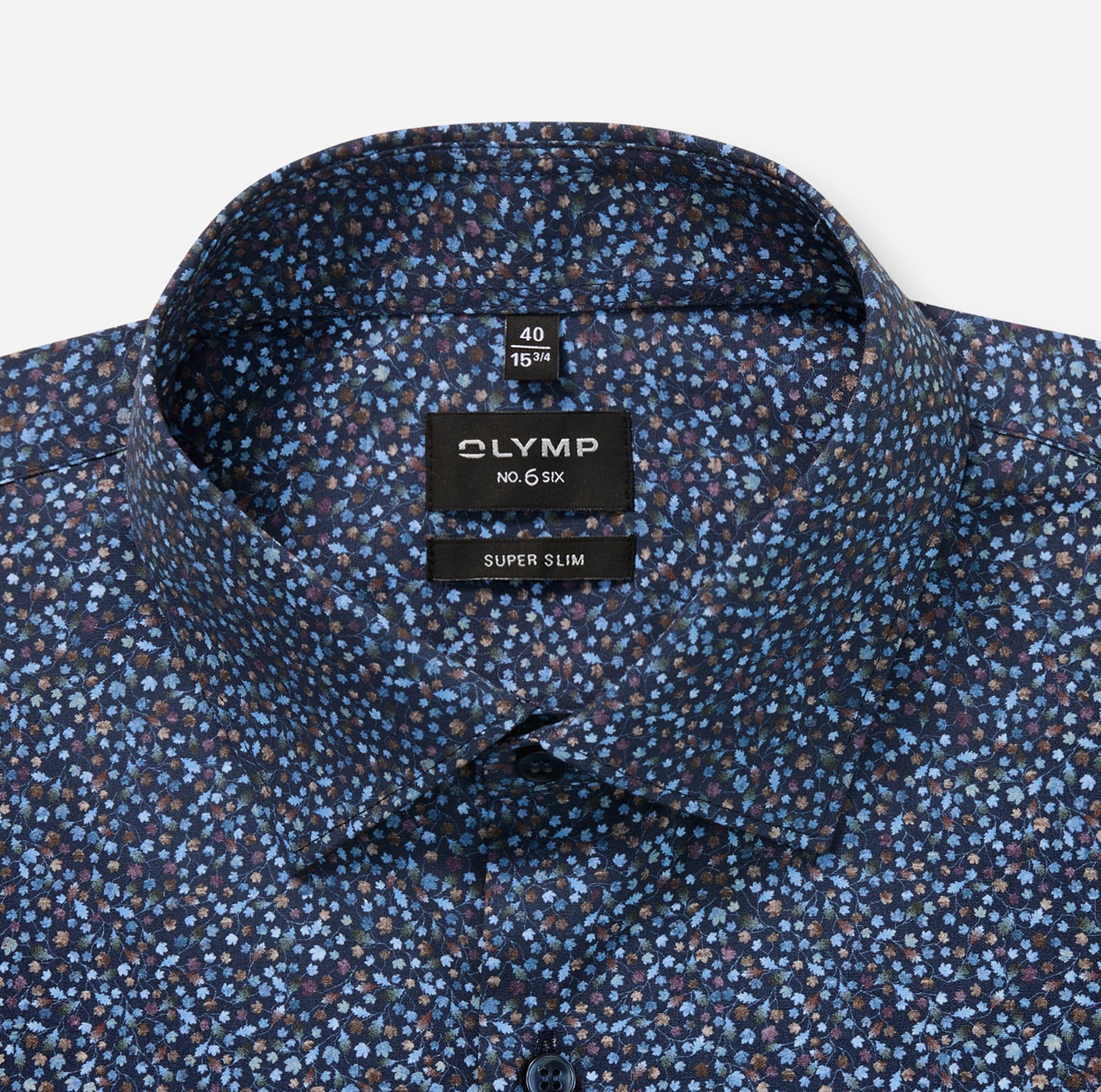 OLYMP Langarmhemd »No. 6« Businesshemd, super slim, New York Kentkragen