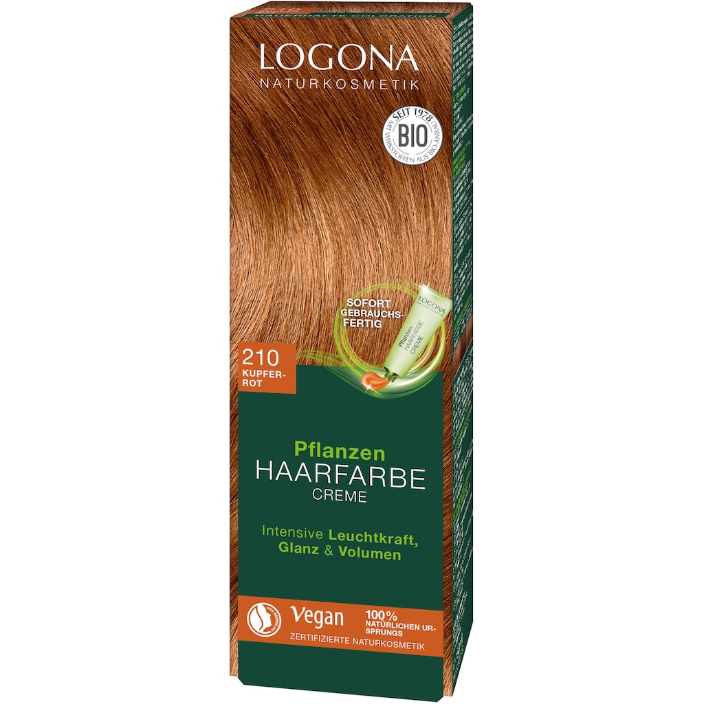 LOGONA Haarfarbe »Logona Pflanzen-Haarfarbe Creme«