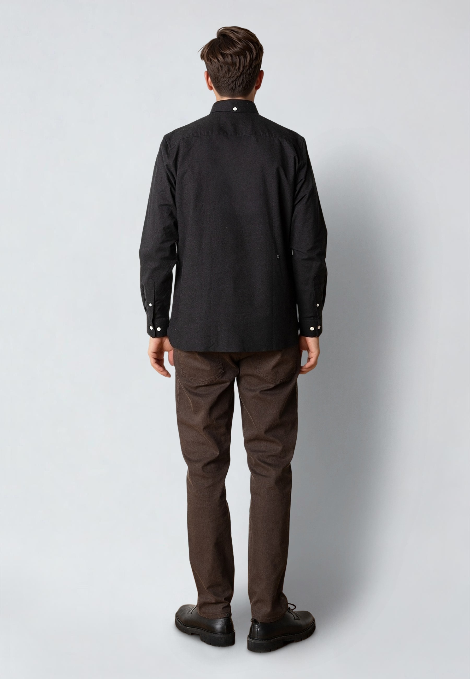 Clean Cut Copenhagen Kurzarmshirt »Clean Cut Copenhagen Oxford Stretch Plain L/S« 1 Stk.
