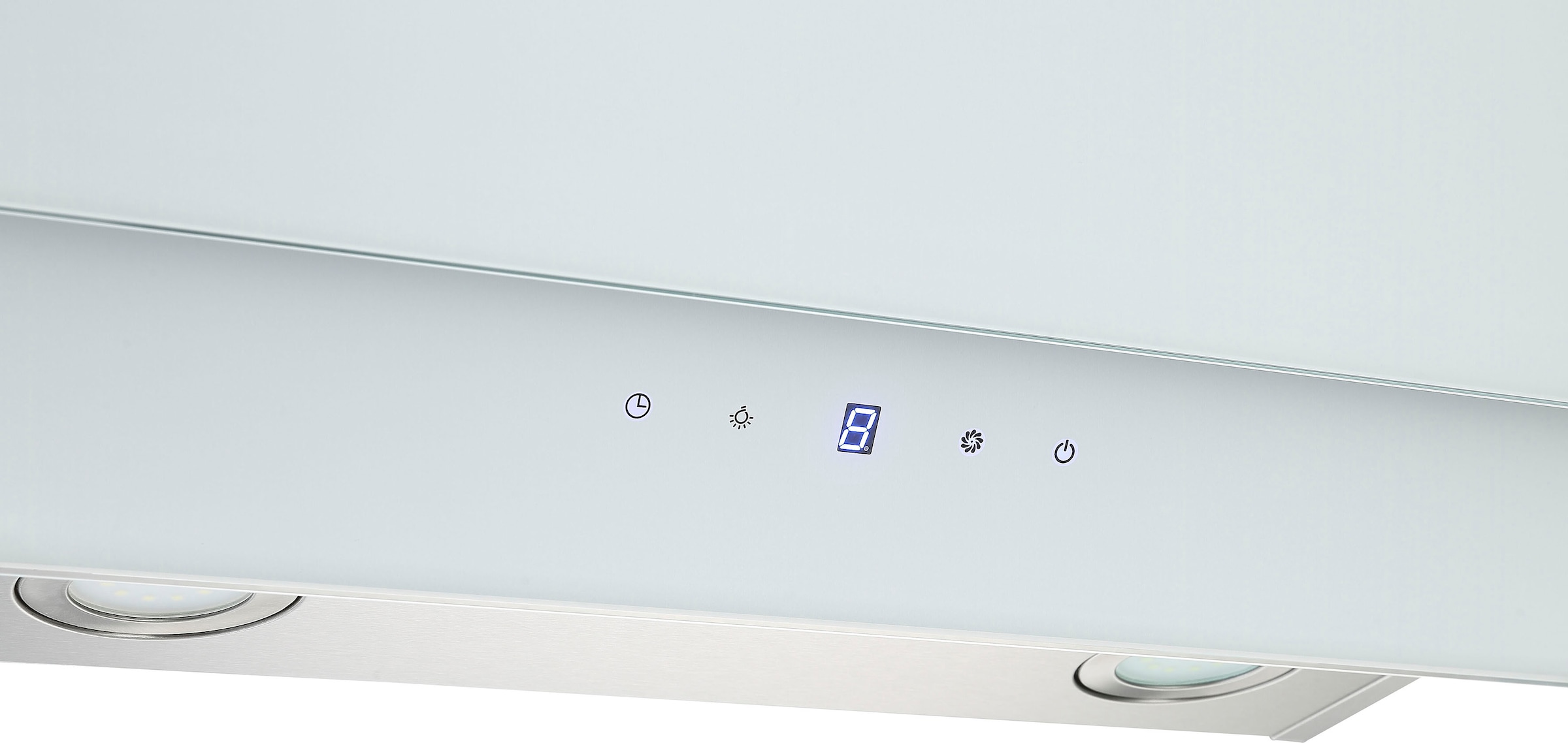 RESPEKTA Kopffreihaube »CH 77060«, 60 cm, 3 Leistungsstufen, LED-Beleuchtung, Ab- und Umluftfähig