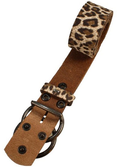 Rettungsring Gürtel Ledergürtel, mit austauschbarer Schließe "2 Kreise Schw günstig online kaufen