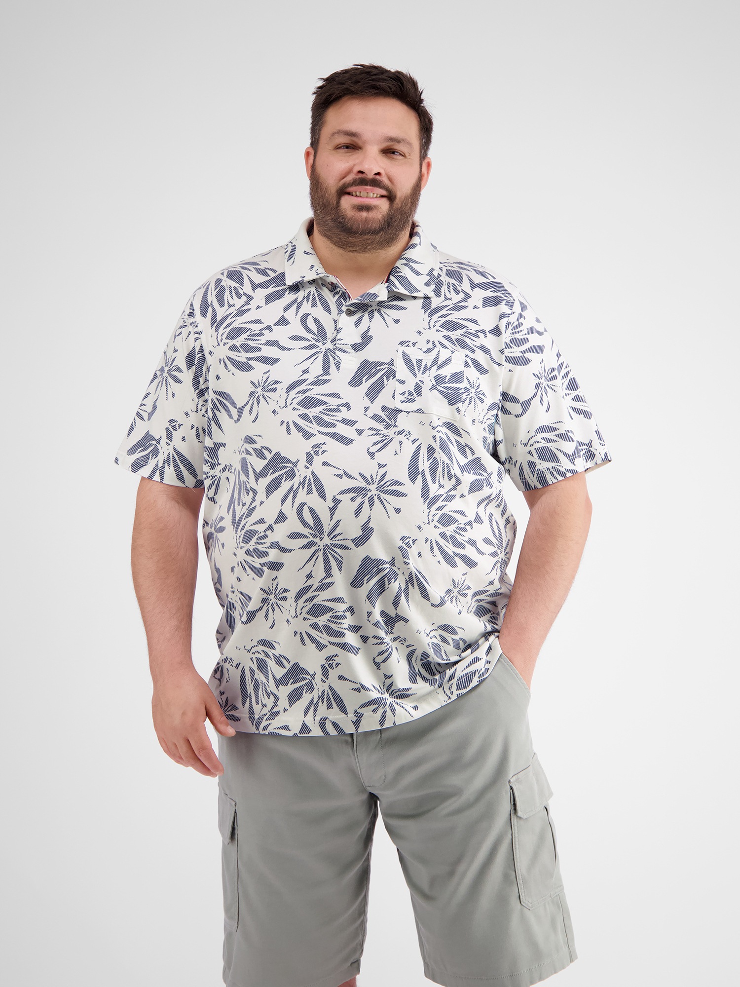 LERROS Poloshirt "Poloshirt mit Stretchanteil in Übergrößen" günstig online kaufen