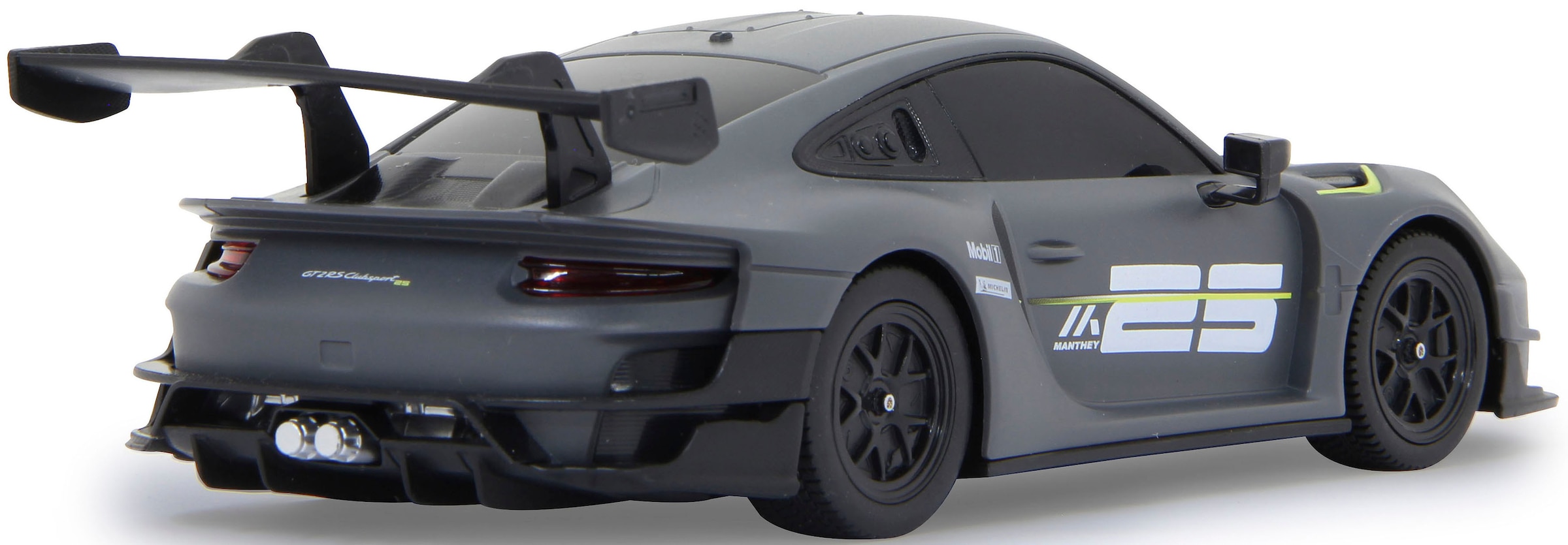 Jamara RC-Auto »Deluxe Cars, Porsche 911 GT2 RS Clubsport 25 1:24, grau - 2,4 GHz«