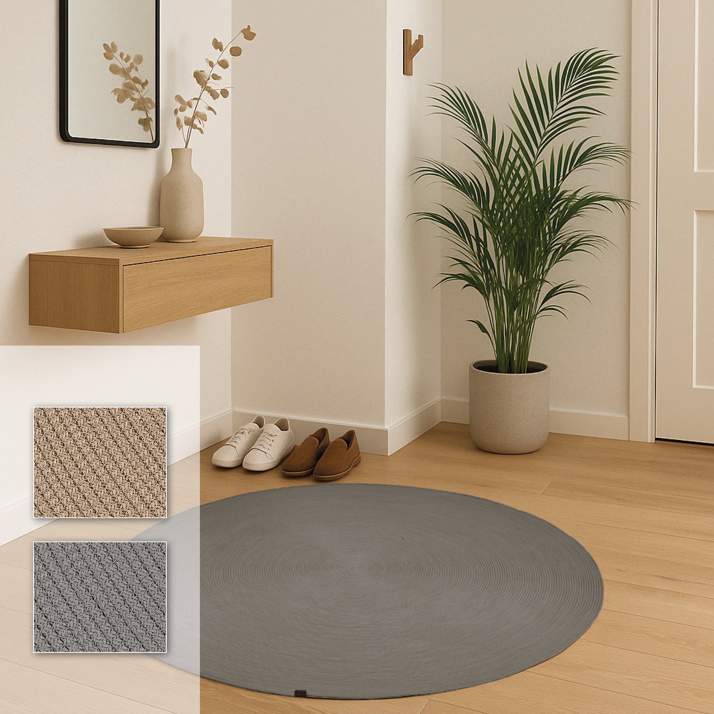ASTRA Teppich "Paris" rund 8 mm Höhe In- und Outdoor geeignet, Aussenbereic günstig online kaufen