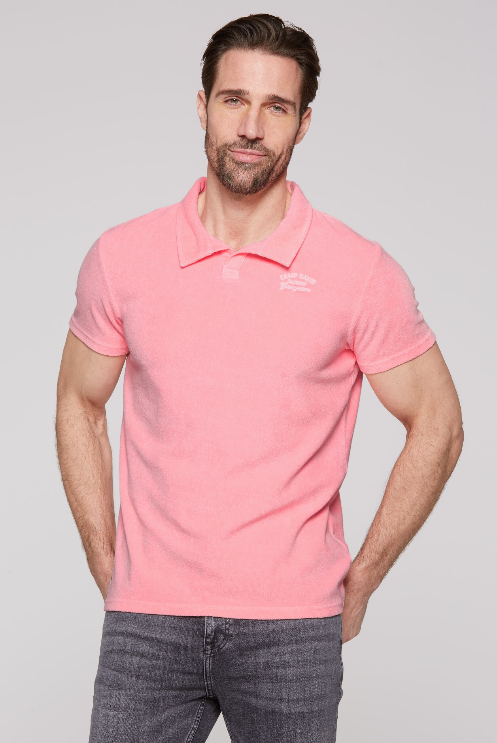 CAMP DAVID Poloshirt, mit Stickerei günstig online kaufen