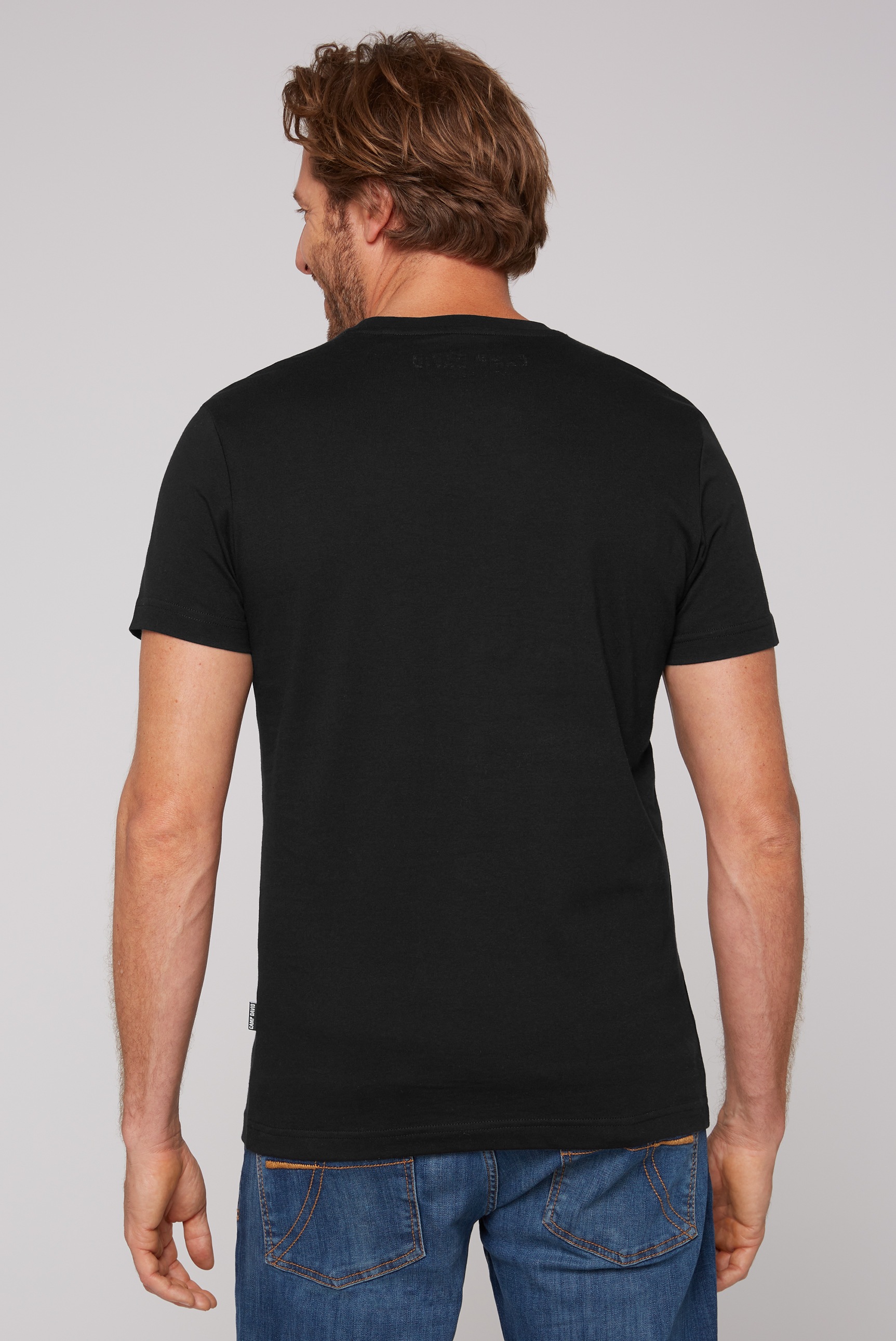 CAMP DAVID Rundhalsshirt, aus Baumwolle