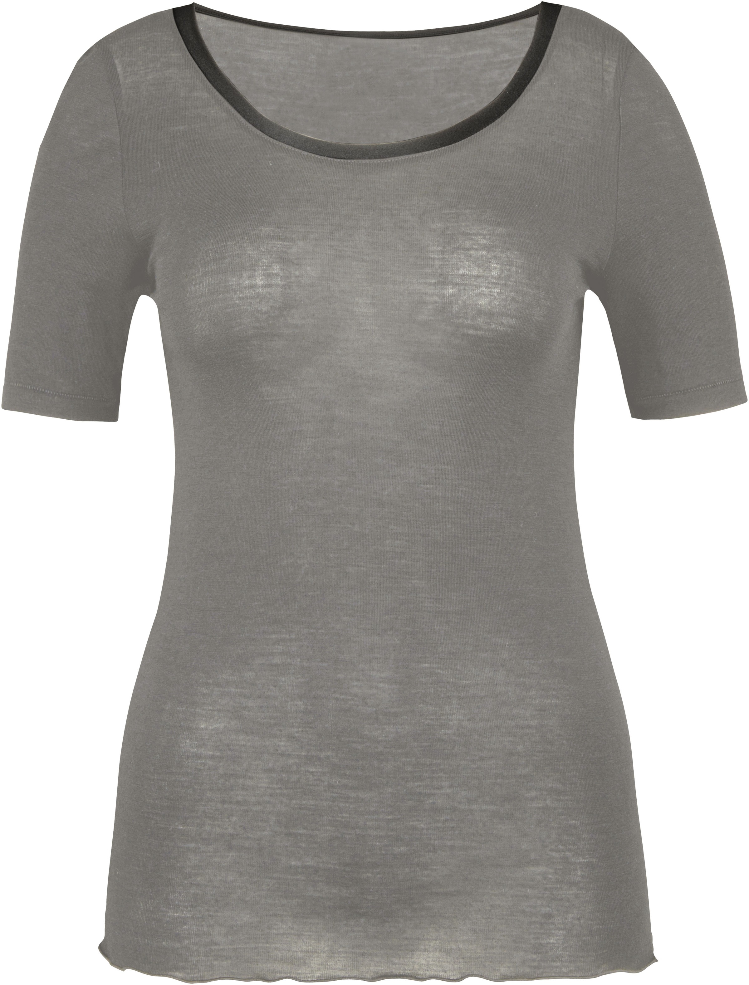 CALIDA Kurzarmshirt "True Confidence", Satinbandeinfassung, Rundhalsausschn günstig online kaufen