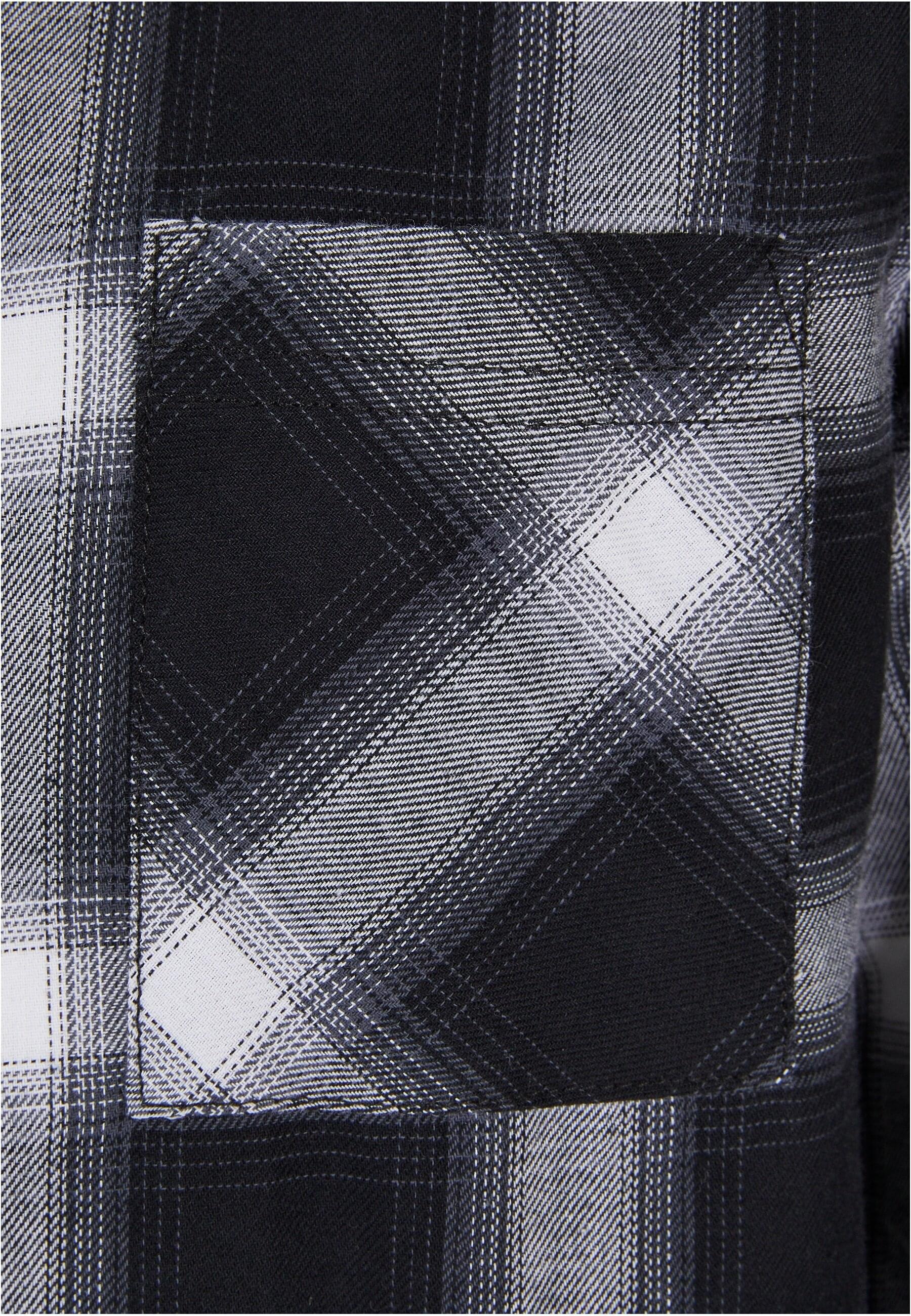 URBAN CLASSICS Langarmshirt »Herren Boys Oversized Checked Shirt«, (1 tlg.)
