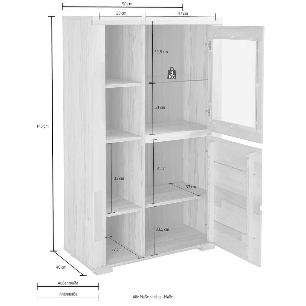 Woltra Stauraumvitrine »Denis«