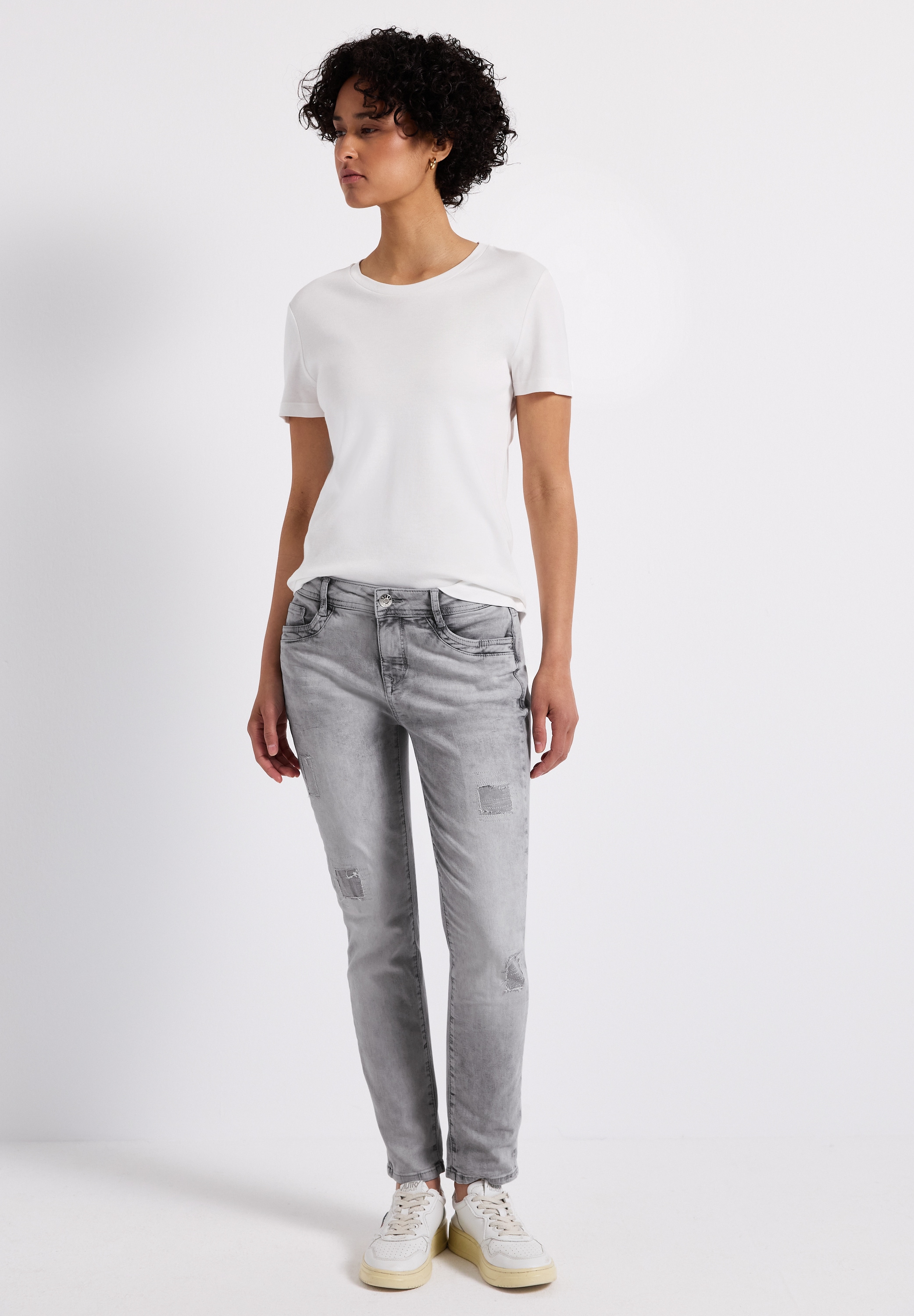 STREET ONE Comfort-fit-Jeans, Middle Waist