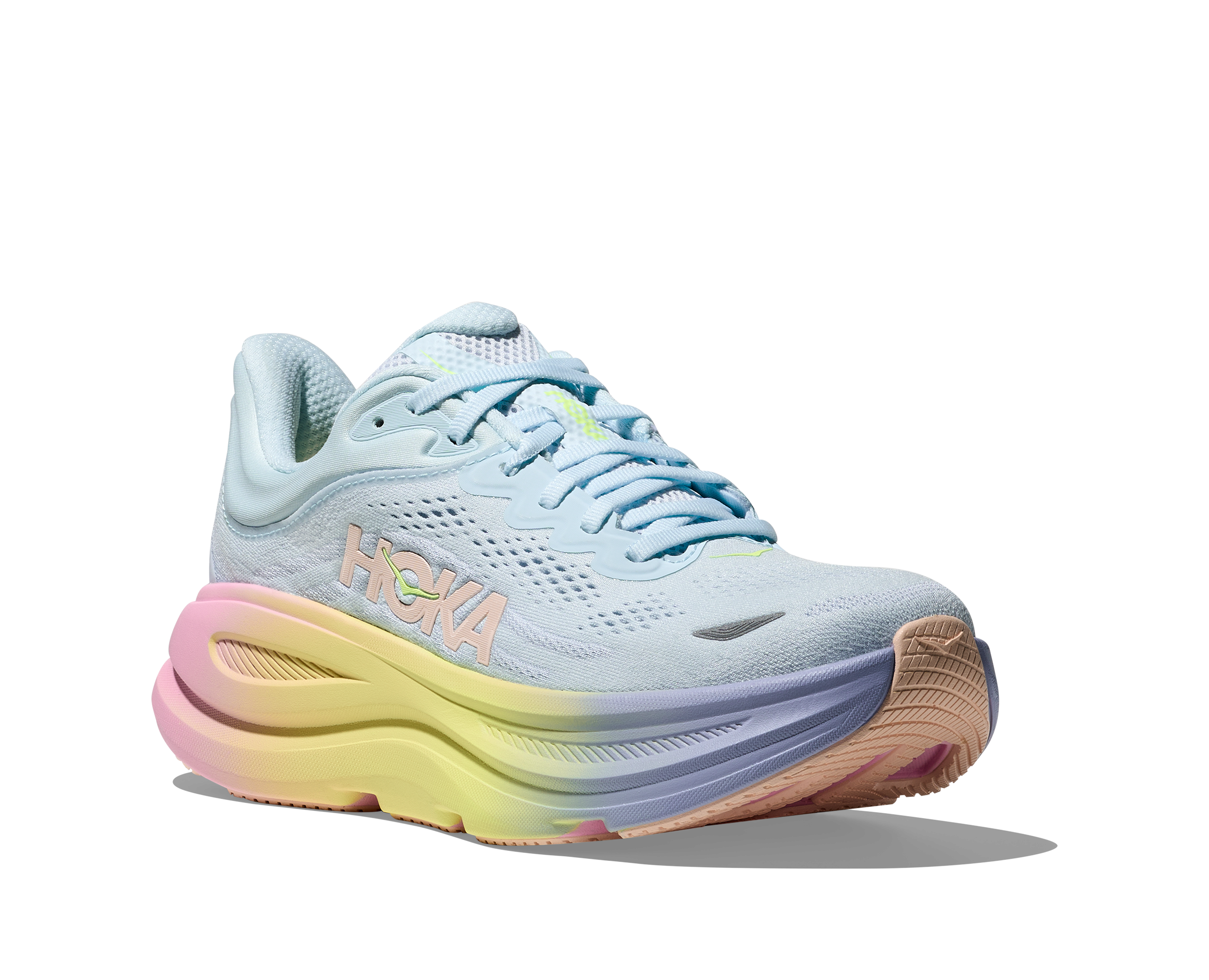 Hoka One One Laufschuh »BONDI 9«  atmungsaktives Mesh-Obermaterial, Laufsohle aus Gummi und EVA