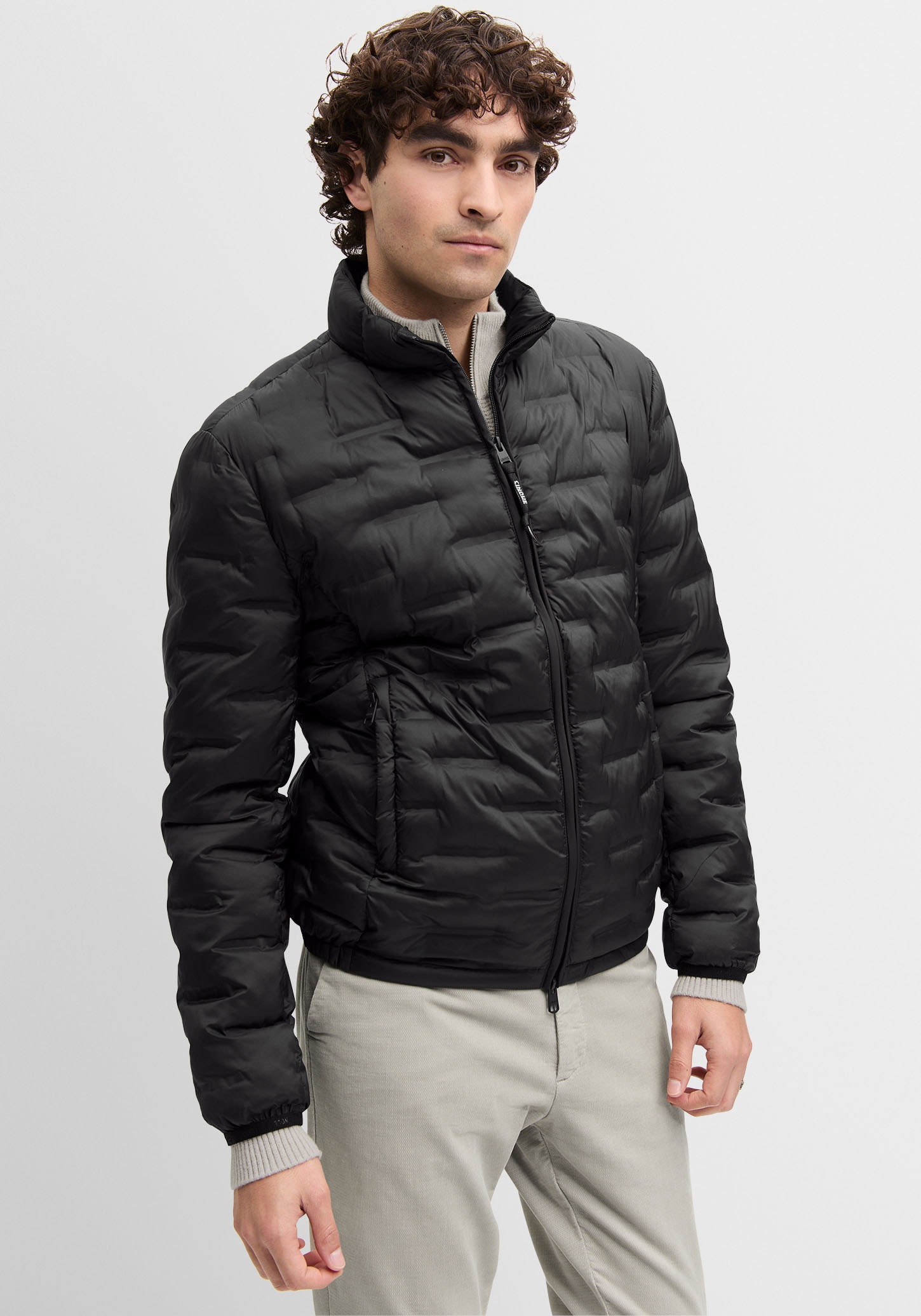 Cinque Steppjacke "CISURF", ohne Kapuze, regular fit, mit Stehkragen günstig online kaufen