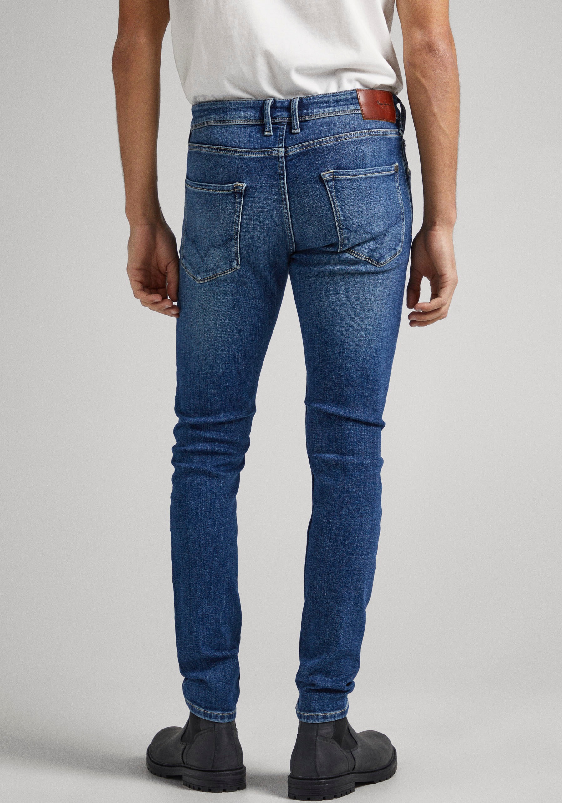 Pepe Jeans Slim-fit-Jeans "FINSBURY" Baumwoll-Stretch günstig online kaufen