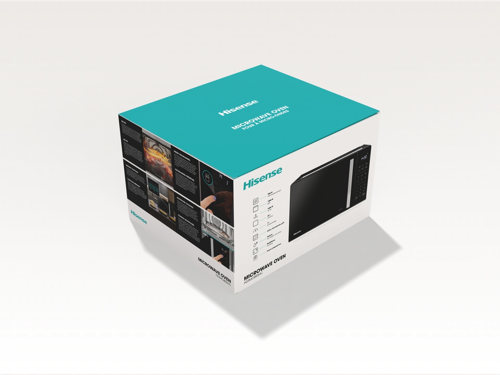Hisense Mikrowelle »H23MOBS5HC«, Mikrowelle-Grill und Heißluft, 900 W