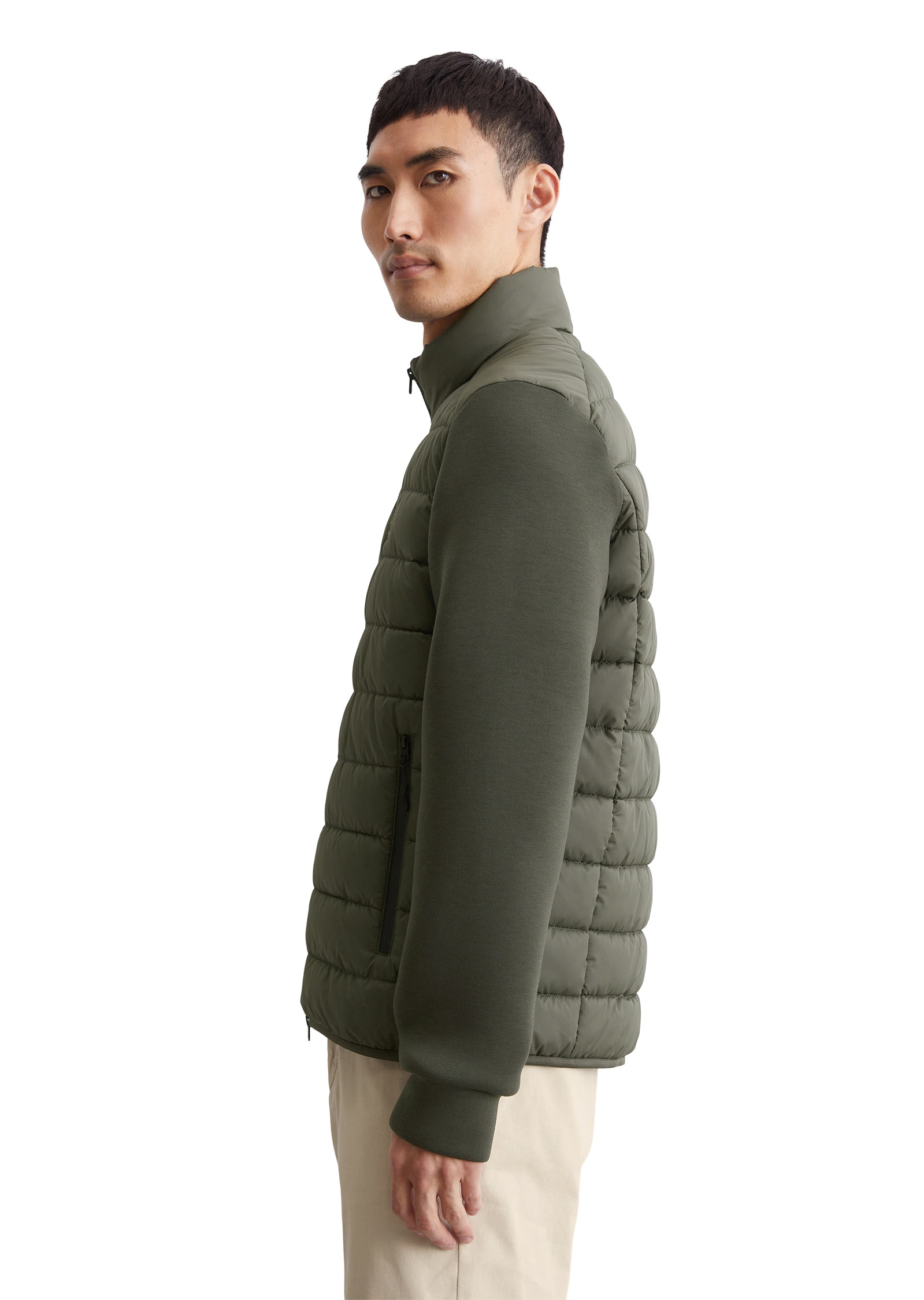 Marc O'Polo Outdoorjacke »mit weichen Scuba-Ärmeln«