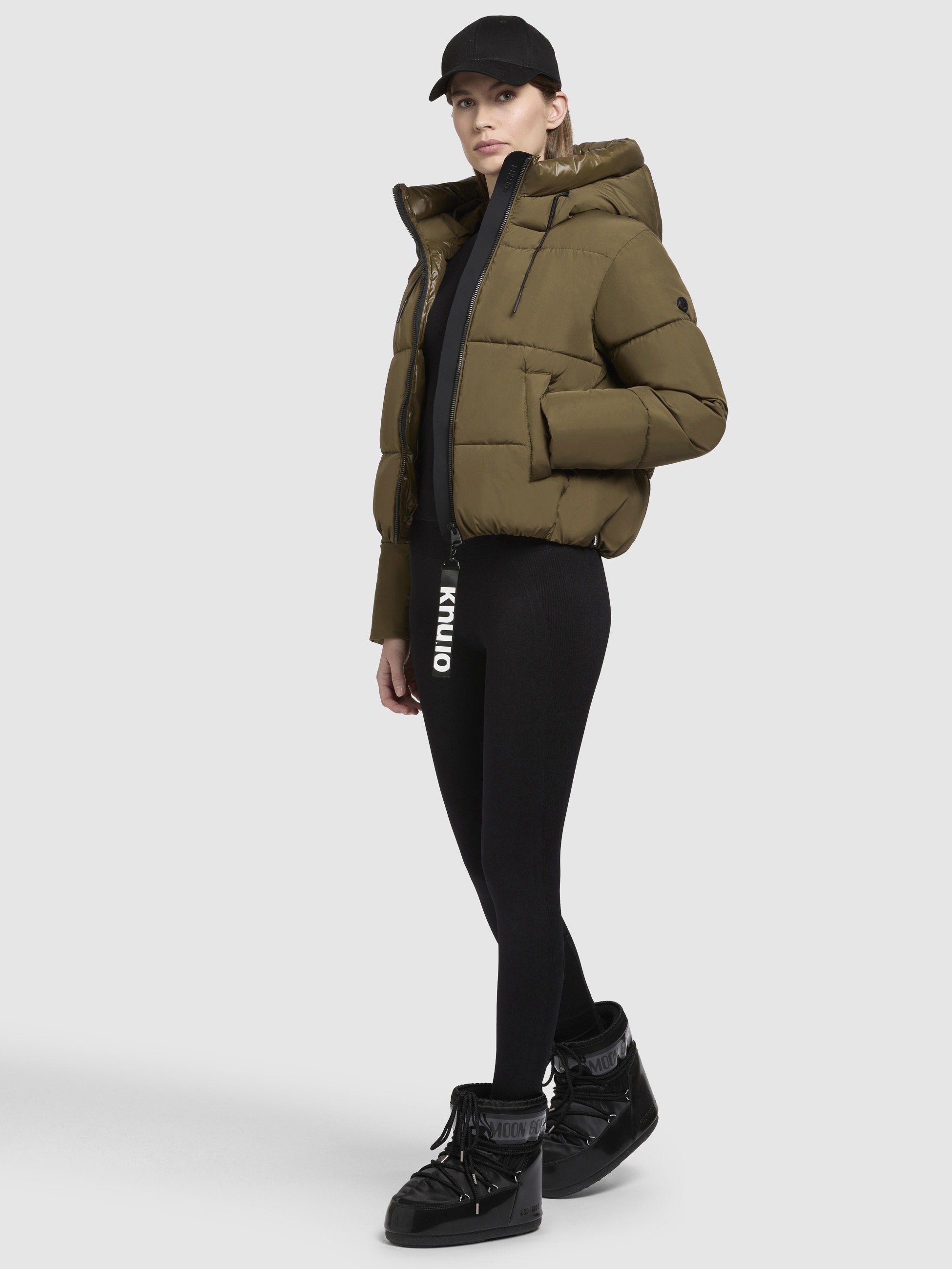 khujo Steppjacke »ELIDA«, mit Kapuze