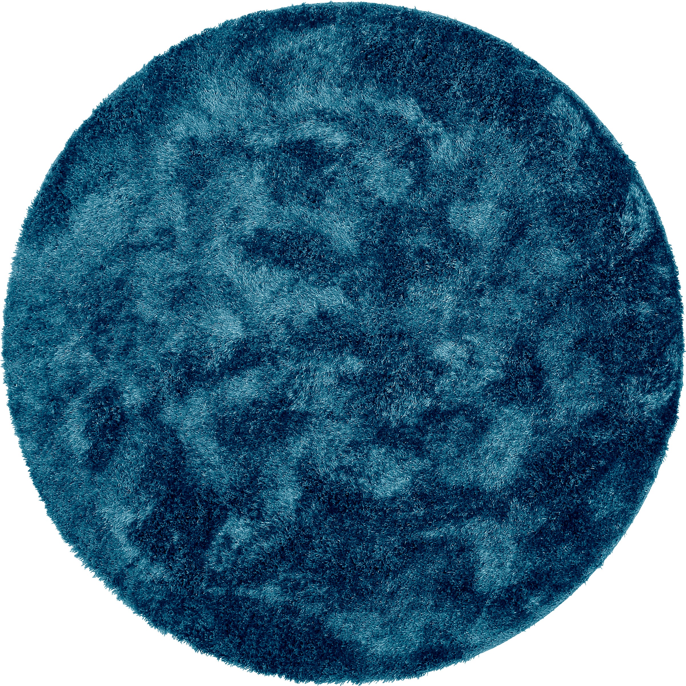 Bruno Banani Hochflor-Teppich »Dana Teppich, Kundenliebling«, rund, 30 mm Höhe, unifarben, Mikrofaser Teppiche, Wohnzimmer, Schlafzimmer, Esszimmer