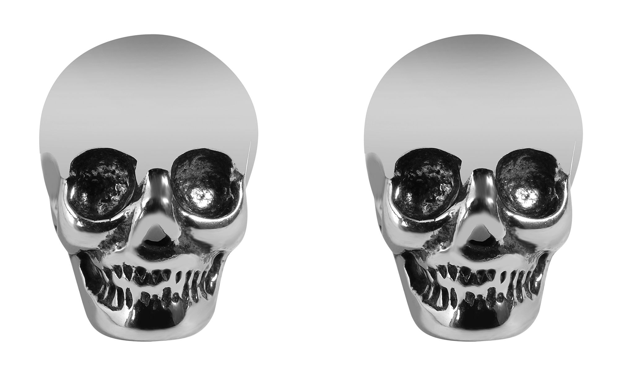 Adelia´s Paar Ohrhänger »Unisex Ohrringe – Ohrstecker Totenkopf aus Edelstahl« Perfekt als Geschenk für besondere Menschen
