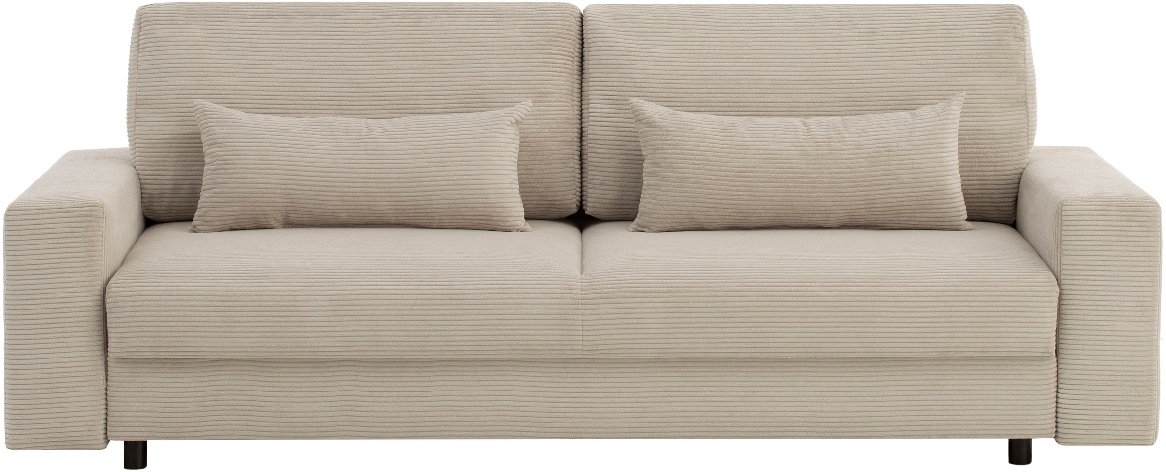 LeGer Home by Lena Gercke Schlafsofa »Imoga, Polster mit Schlaffunktion, 3-Sitzer Sofa, Couch mit Bettkasten«, in modernen Farben und Stoffen, Bettfunktion, Liegefläche: 200x150 cm