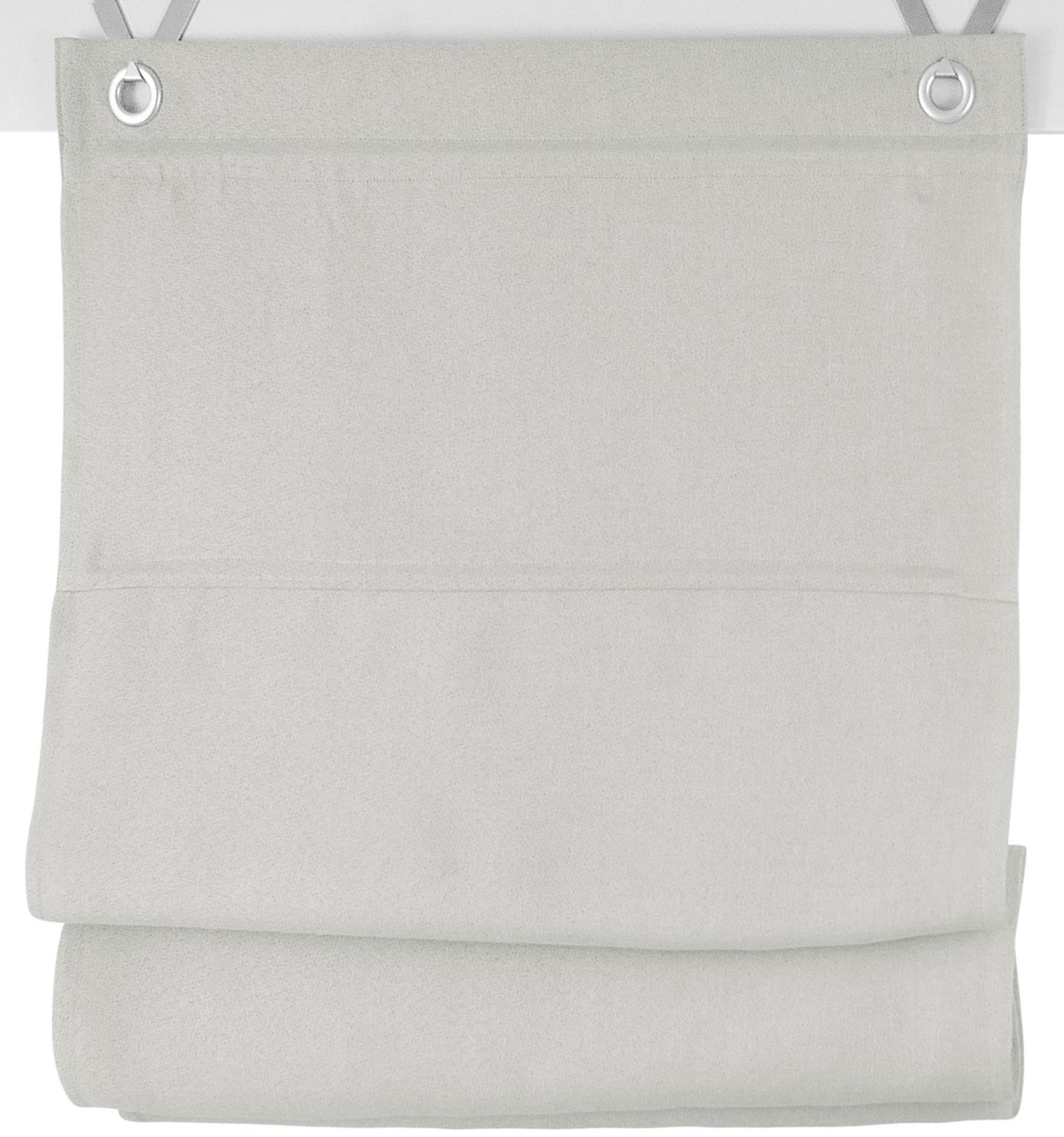 Kutti Raffrollo "Dimout" mit Hakenaufhängung ohne Bohren freihängend verdun günstig online kaufen