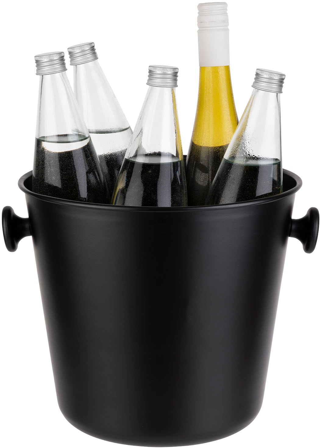 APS Wein- und Sektkühler »Sektkübel Ø 27 cm, Höhe ca. 24 cm, 8 Liter«, (1 tlg.), aus Aluminium