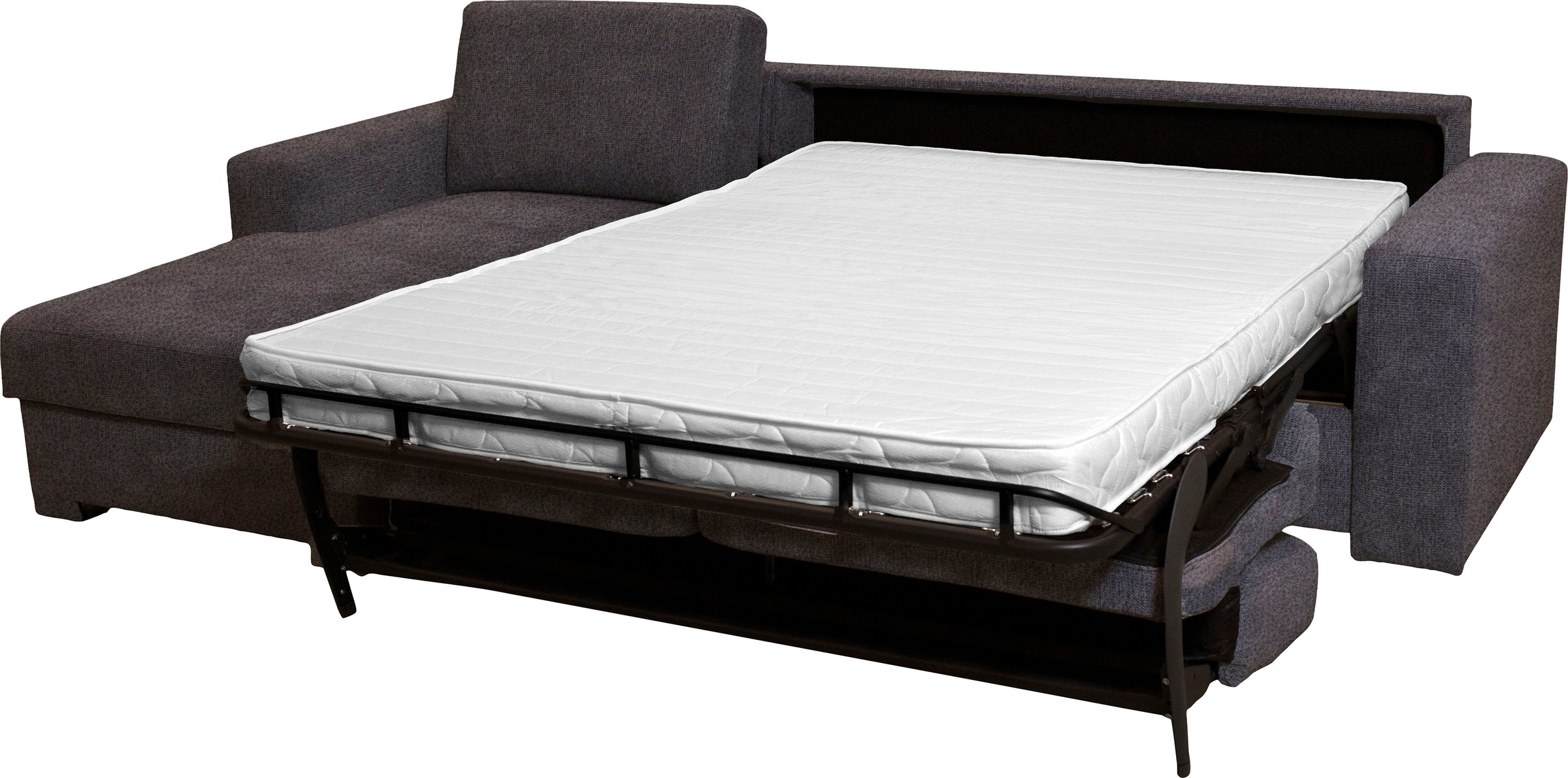 Home affaire Ecksofa »Roma "M" Matratzenhöhe 14 cm, Dauerschlaffunktion, mit Unterfederung,«, Liegemaße ca 143x198 cm, L-Form
