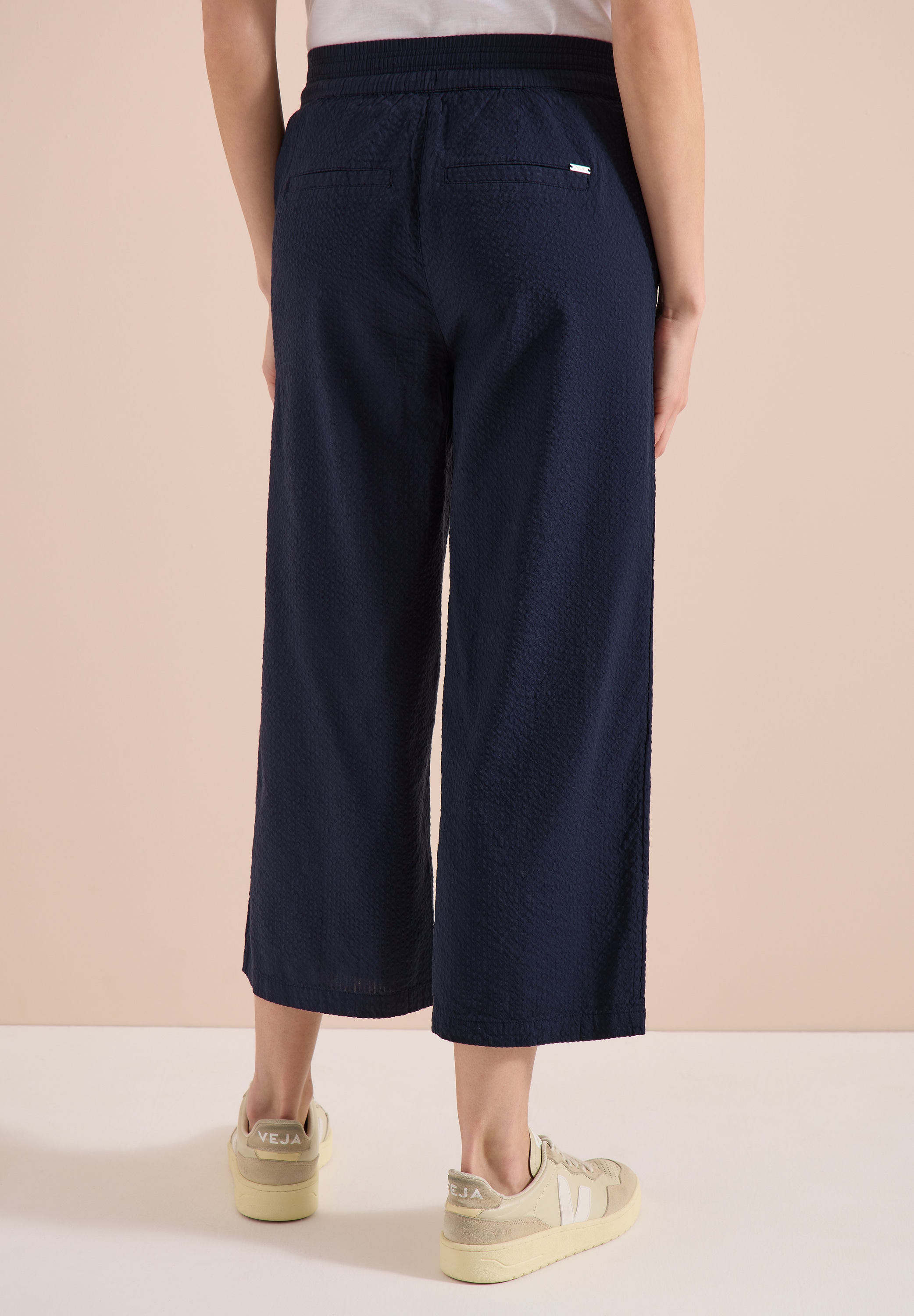 Cecil Culotte  aus Seersucker-Material