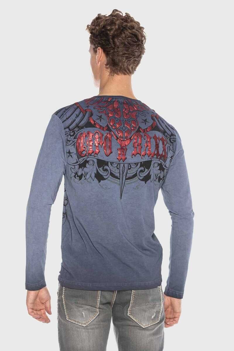 Cipo & Baxx T-Shirt "Sweatshirts", mit Print und Glanzdruck günstig online kaufen