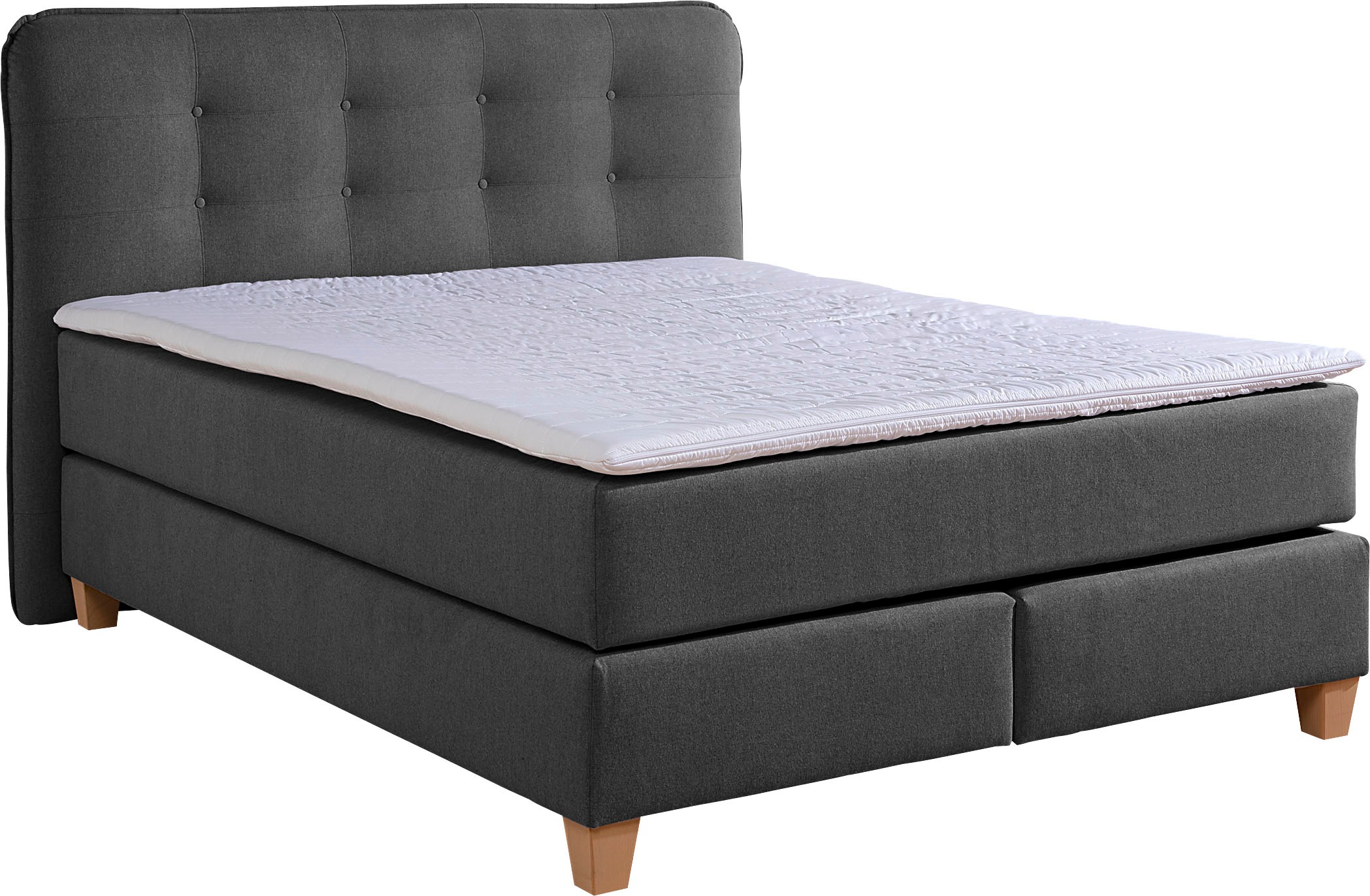 Home affaire Boxspringbett, inklusive Komfortschaum-Topper