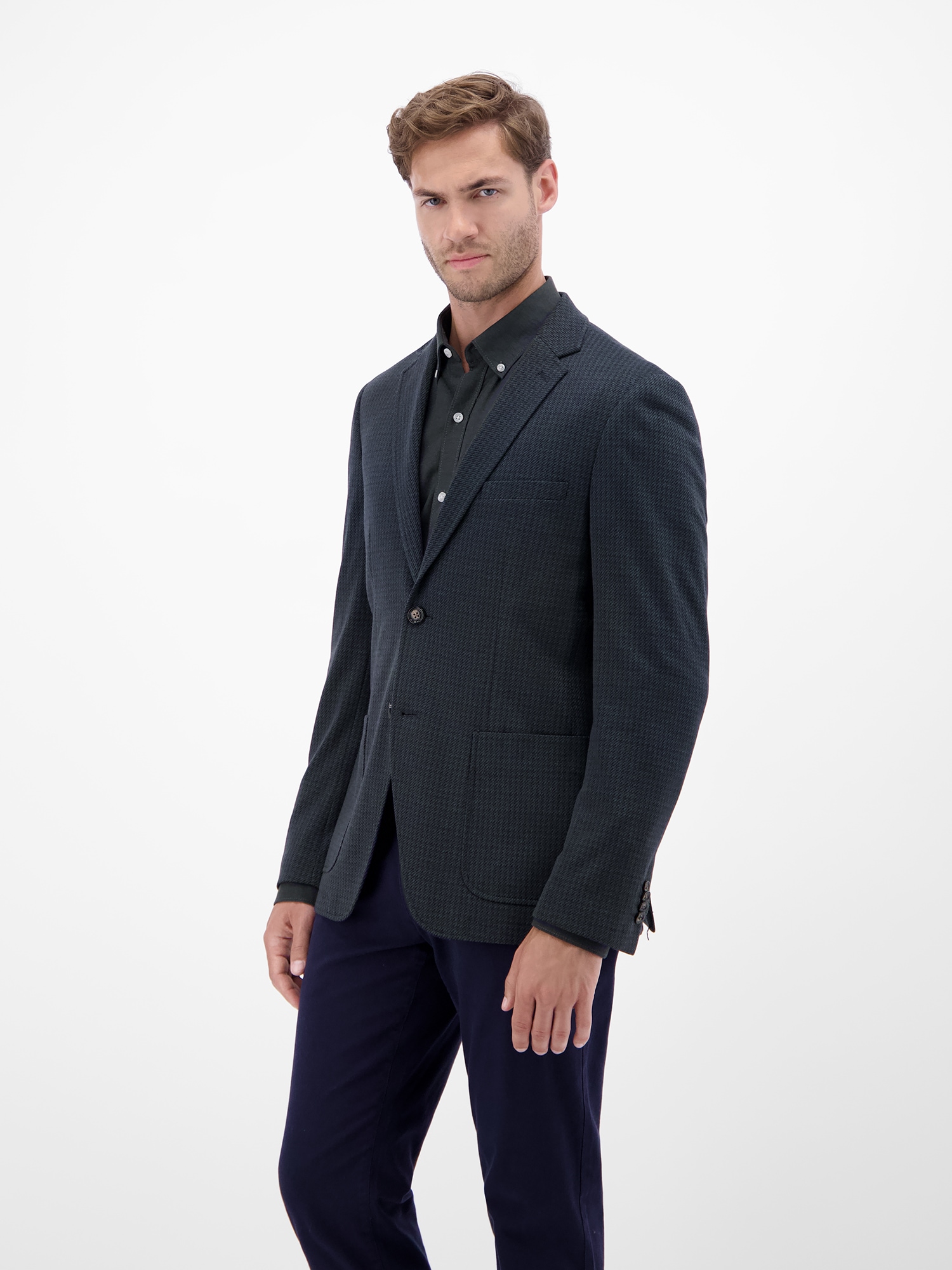 LERROS Jerseysakko »LERROS Twill-Sakko für Herren«