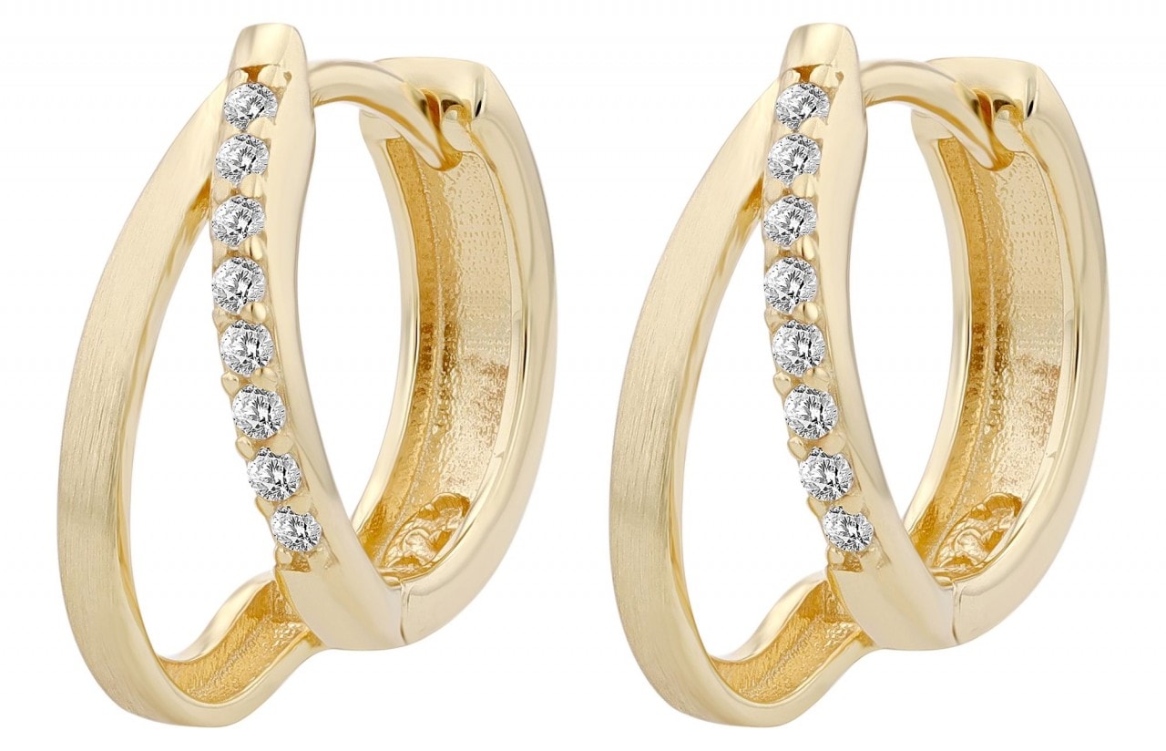 Adelia´s Paar Creolen »Damen Creolen aus 925 Sterling Silber«