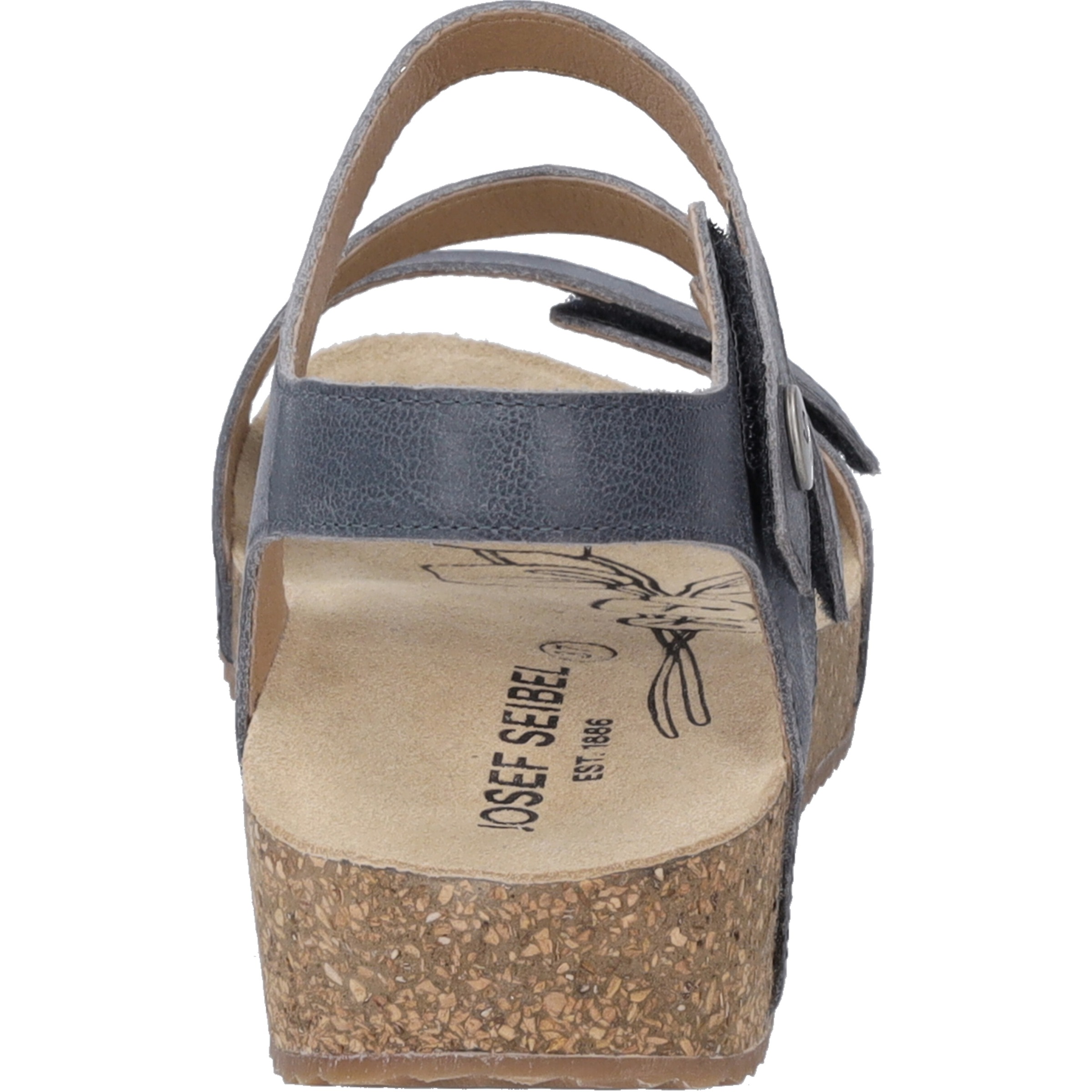 Sandale JOSEF SEIBEL "Tonga 25, blau", Damen, Gr. 37, blau (jeans), Obermaterial: 100% Rindsleder Leather cow., Schuhe Sandale 3