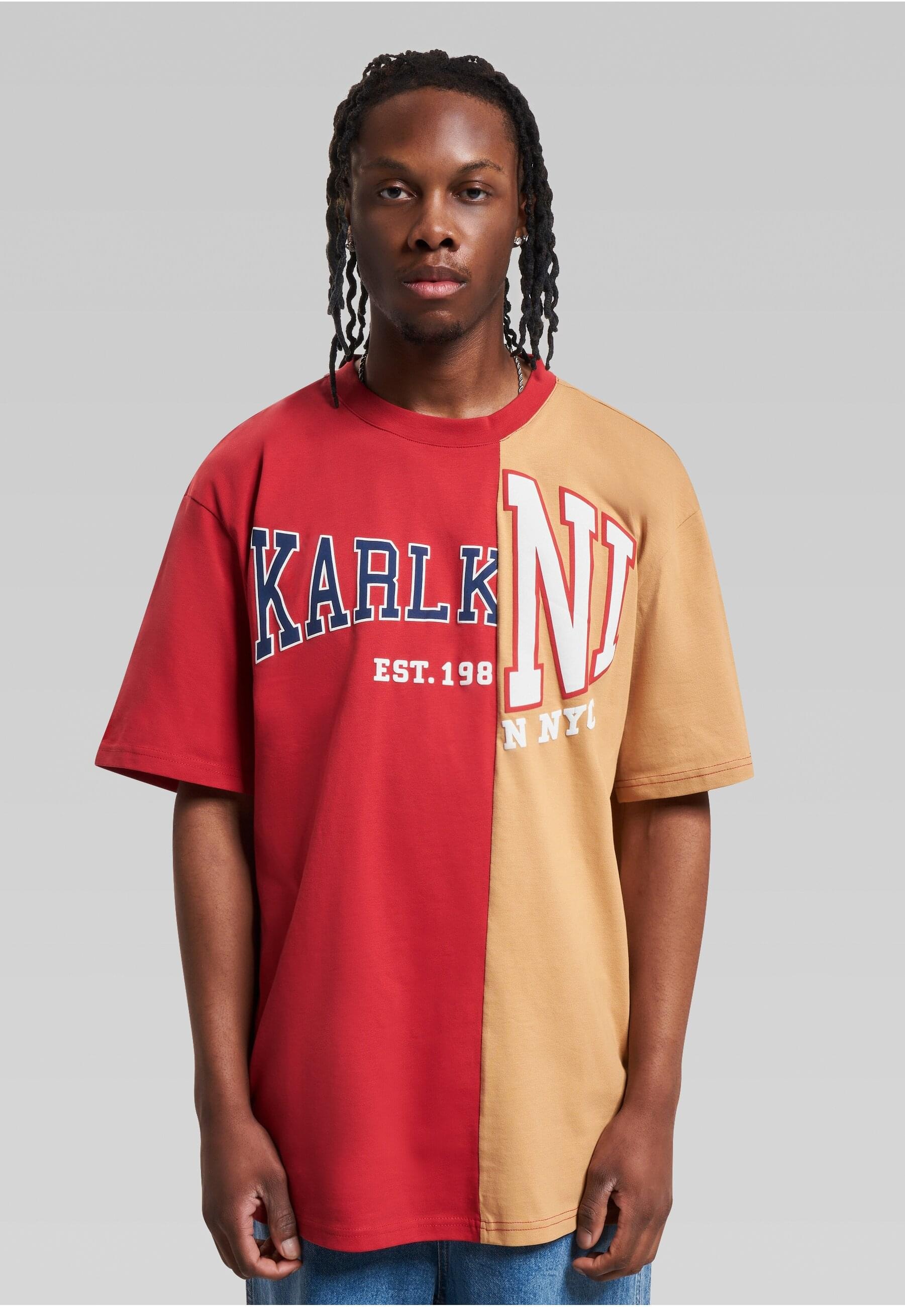 Karl Kani T-Shirt »Karl Kani Herren KU234-004-2 KK Woven Retro Split Tee« 1 Stk.