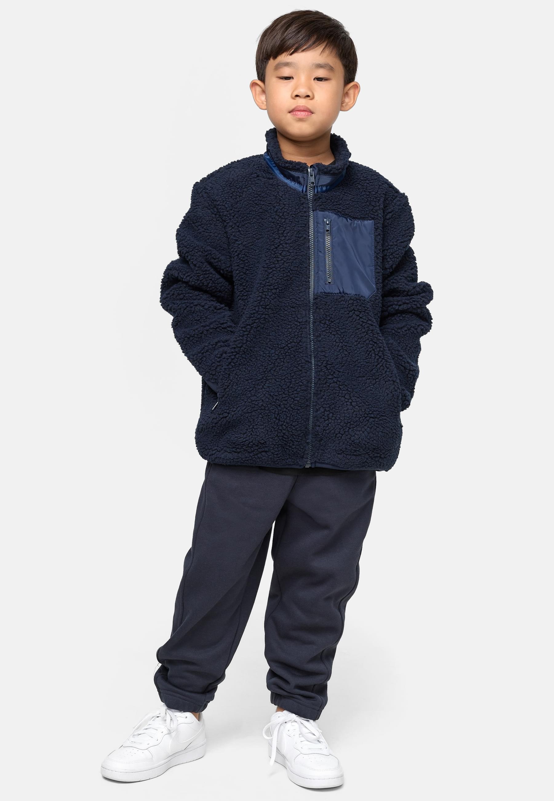 URBAN CLASSICS Winterjacke »Urban Classics Herren Boys Sherpa Jacket«, (1 St.), ohne Kapuze